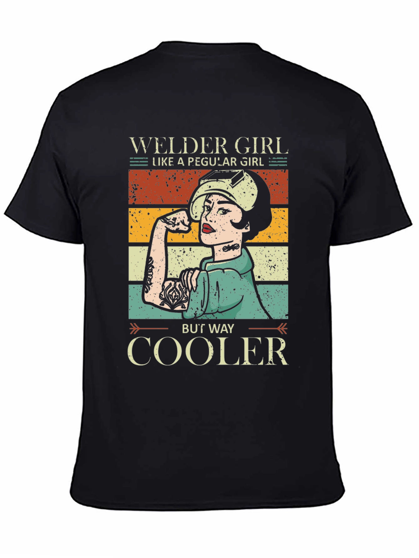 Welder Girl T-Shirt - Strong Female Welder Tee