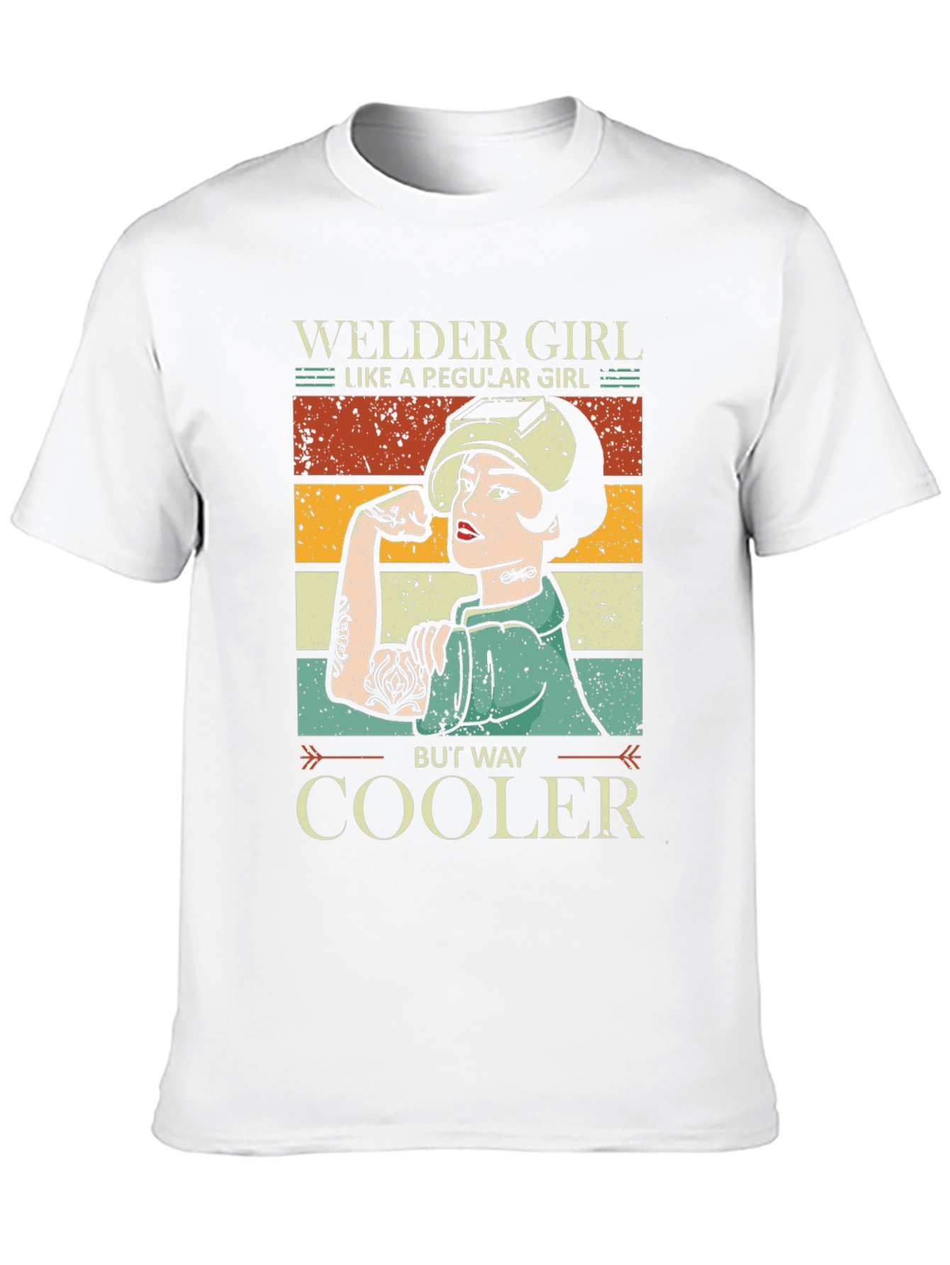 Welder Girl T-Shirt - Strong Female Welder Tee