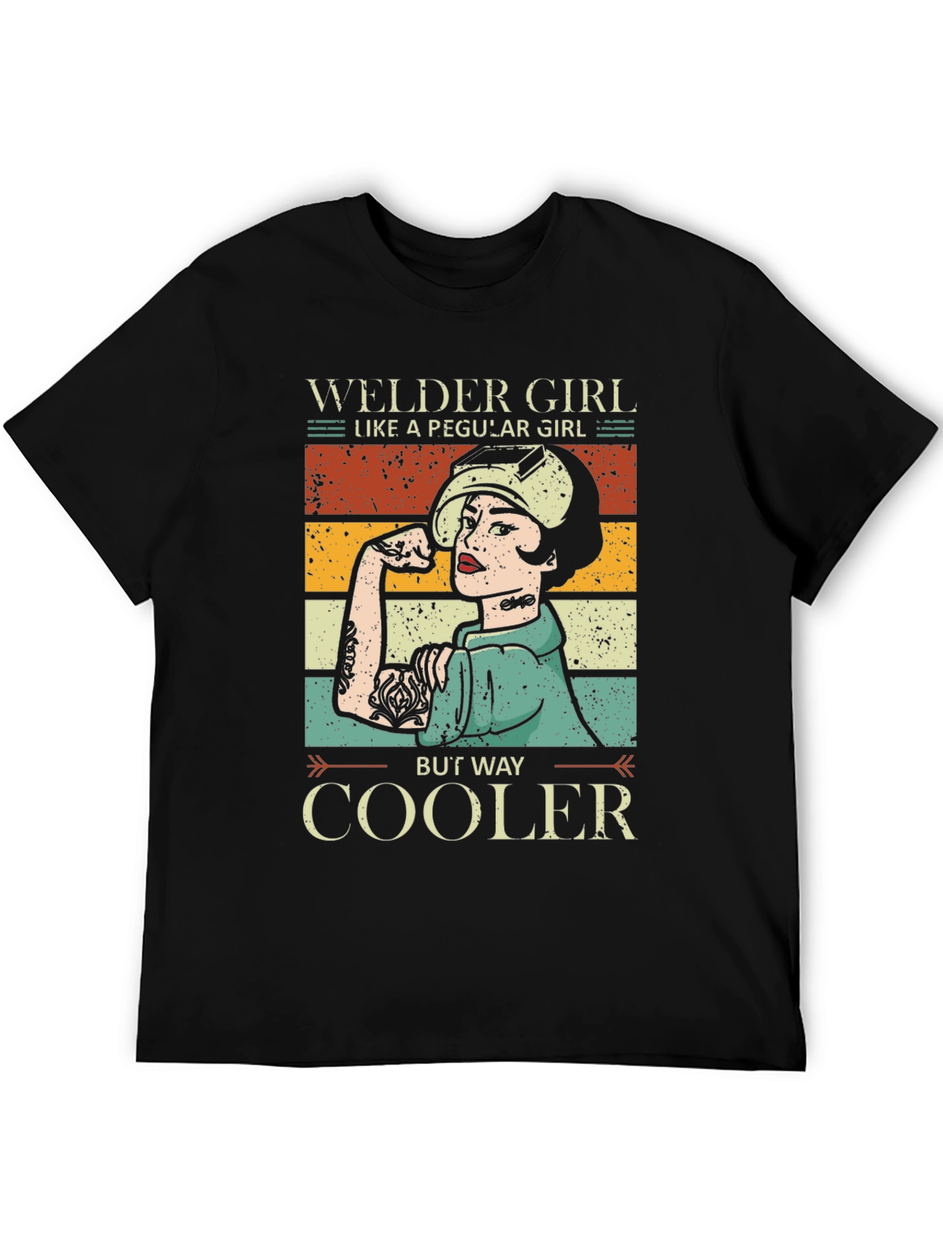 Welder Girl T-Shirt - Strong Female Welder Tee