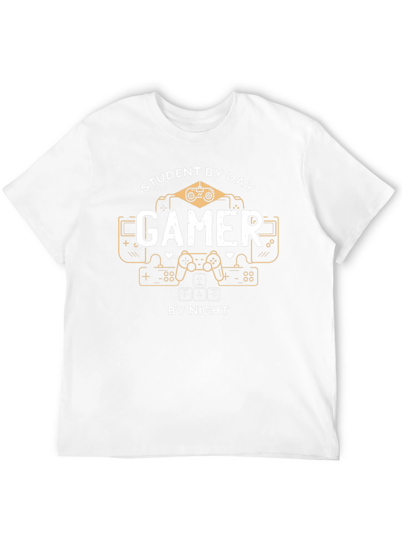 Student By Day Gamer By Night T-Shirt - Black