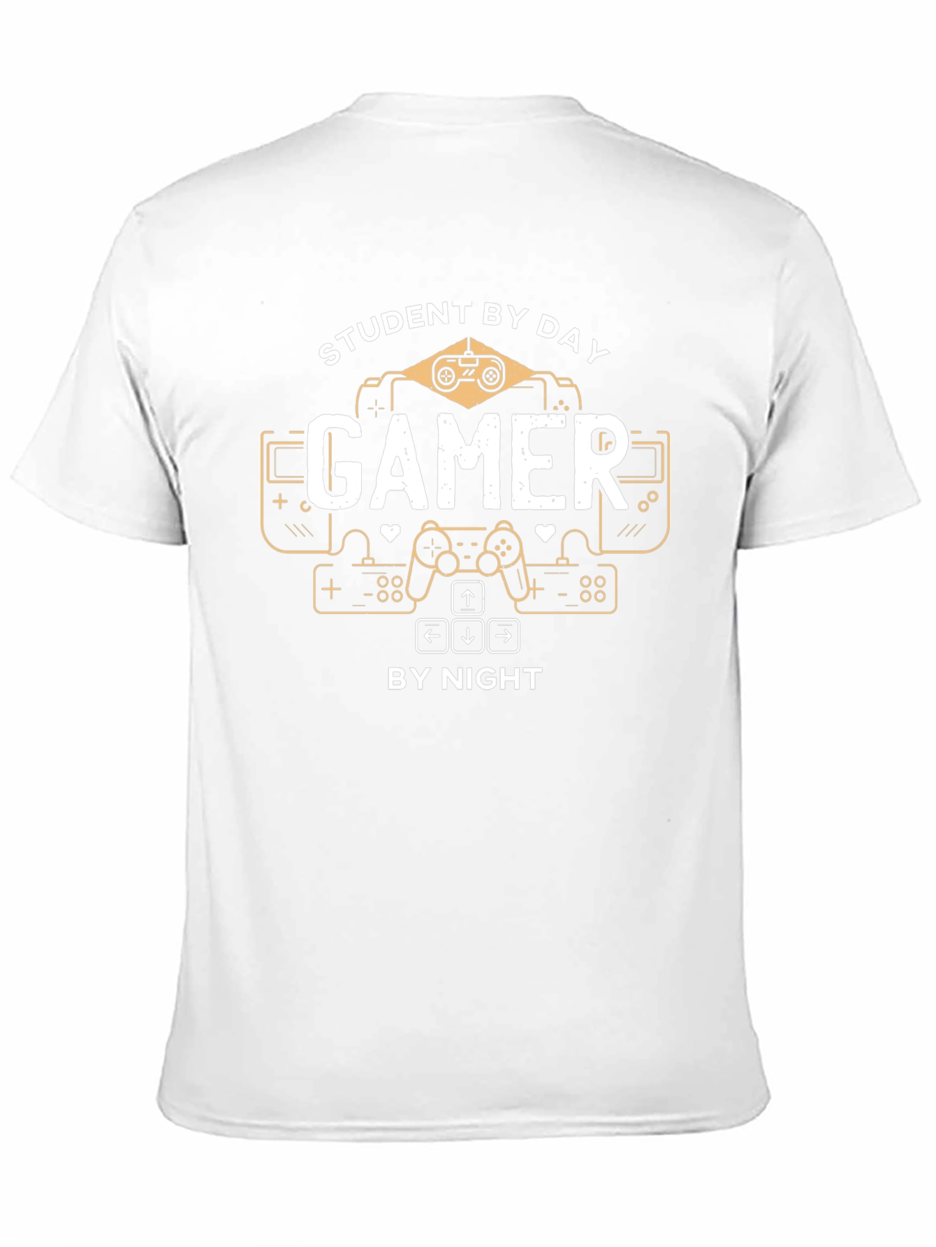Student By Day Gamer By Night T-Shirt - Black