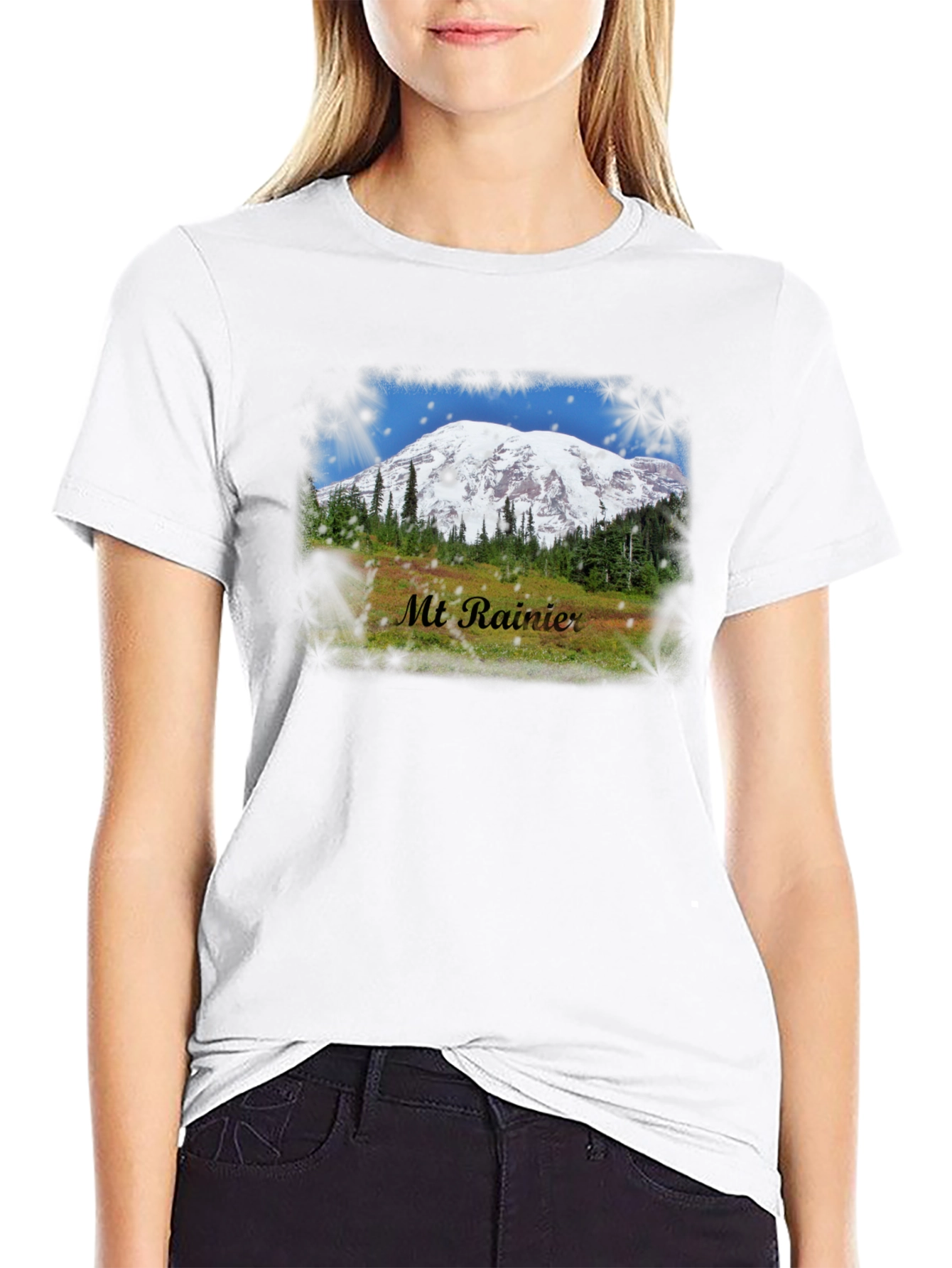 Mt. Rainier Graphic T-Shirt - Nature Inspired Tee