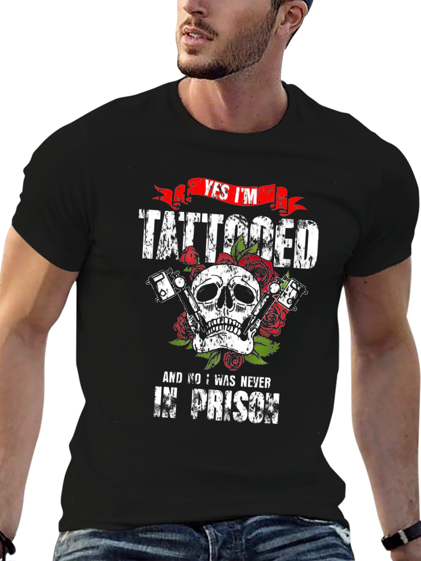 Tattooed Skull Graphic Tee