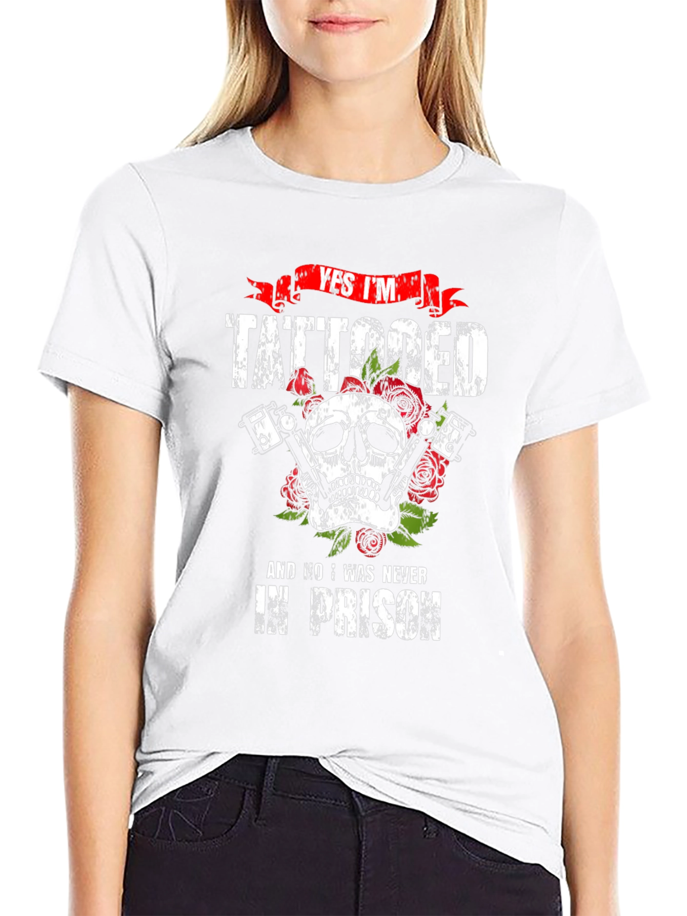 Tattooed Skull Graphic Tee