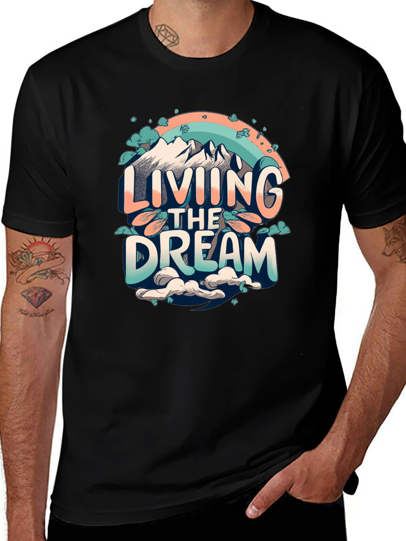 Living The Dream Graphic T-Shirt