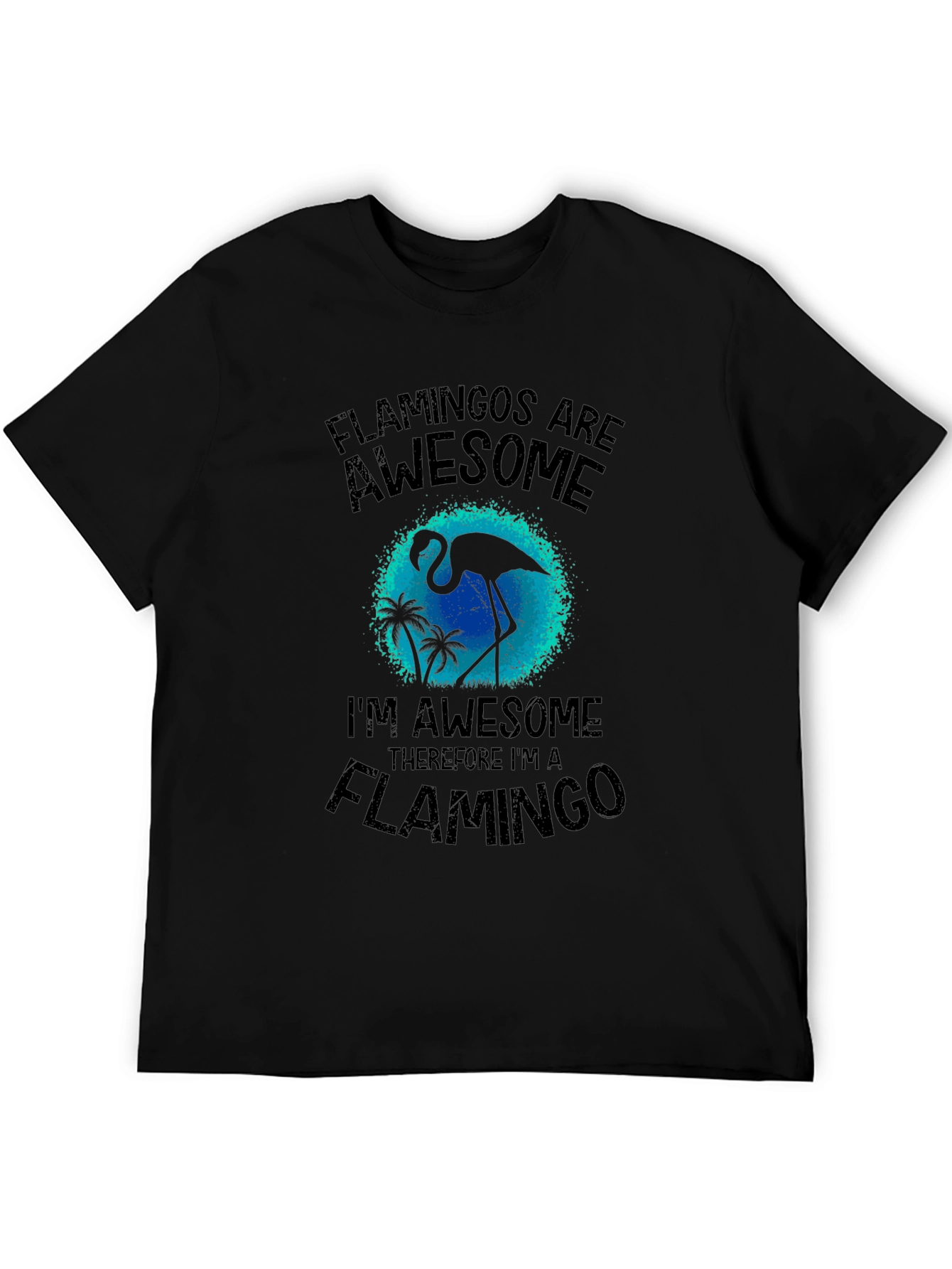 Flamingo Awesome Graphic T-Shirt
