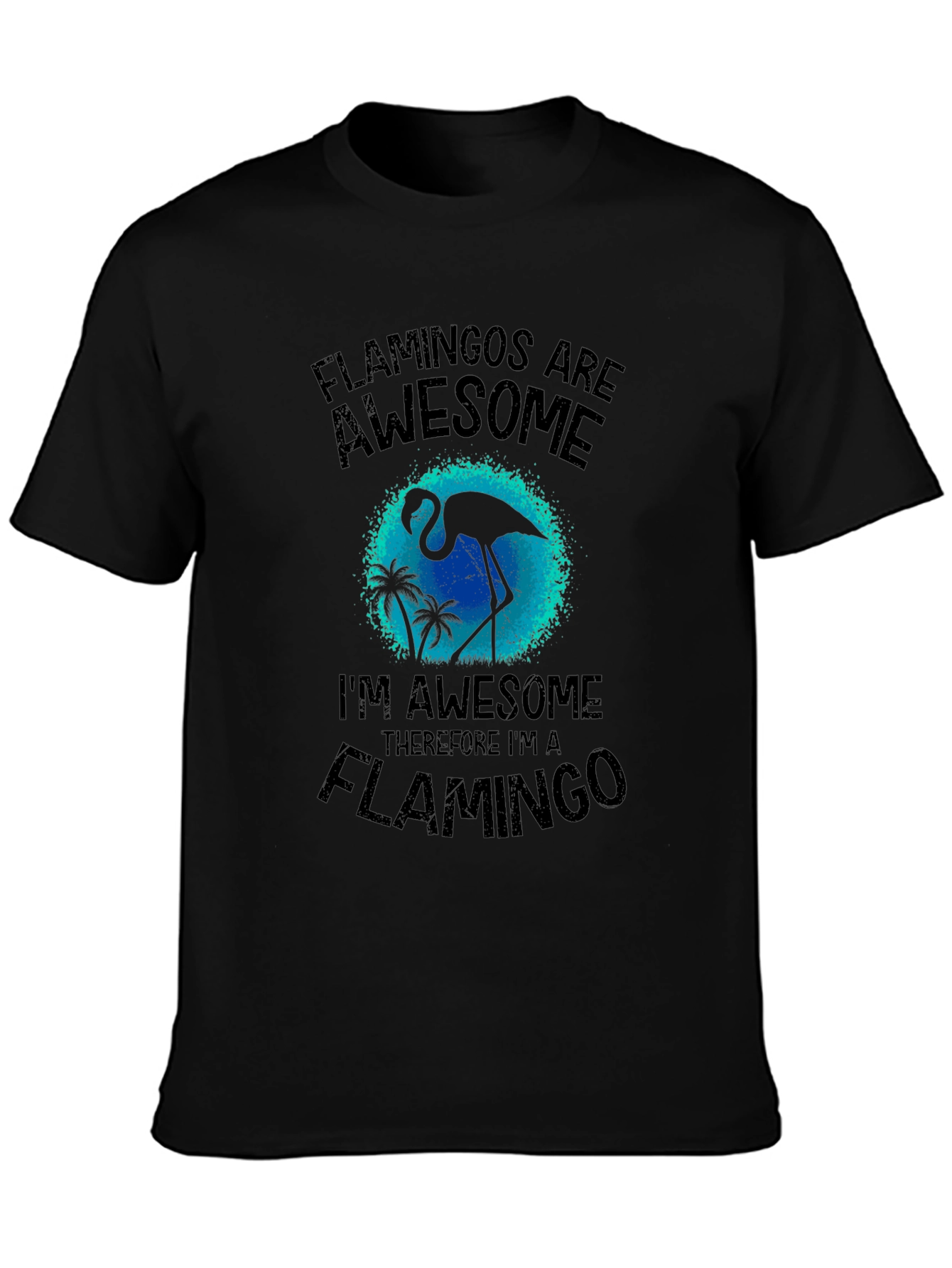 Flamingo Awesome Graphic T-Shirt