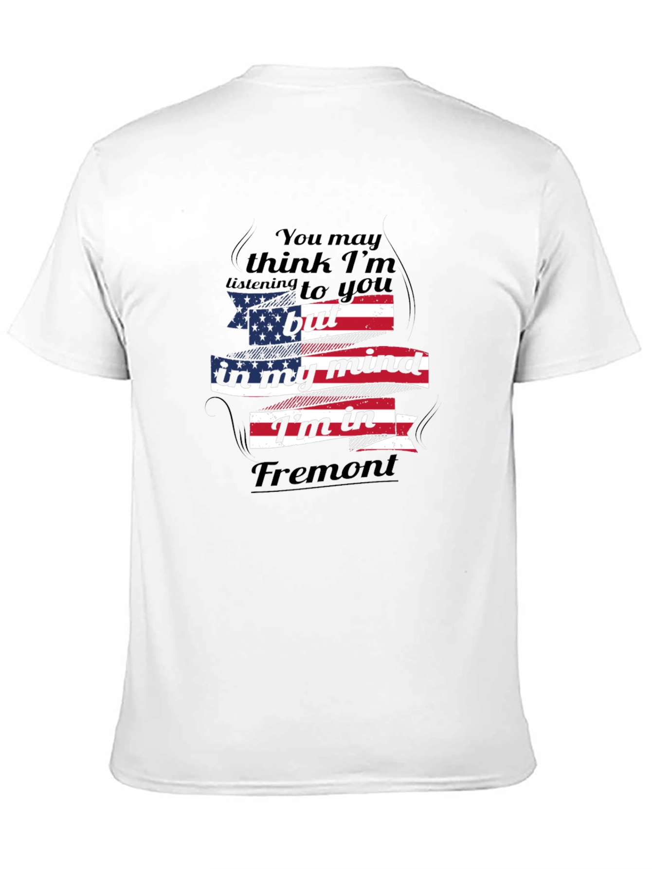 Fremont Mind USA Flag Graphic Tee