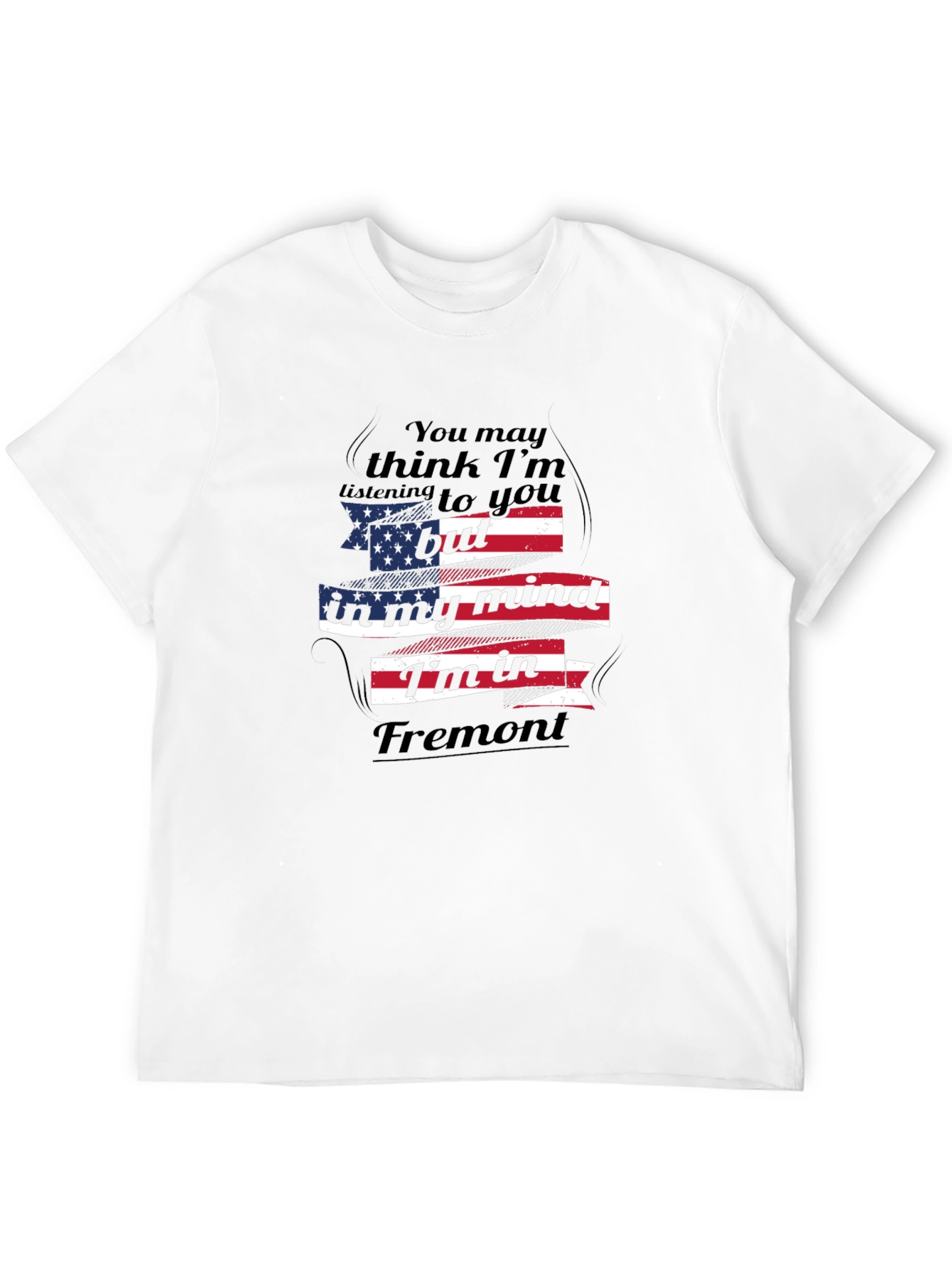 Fremont Mind USA Flag Graphic Tee