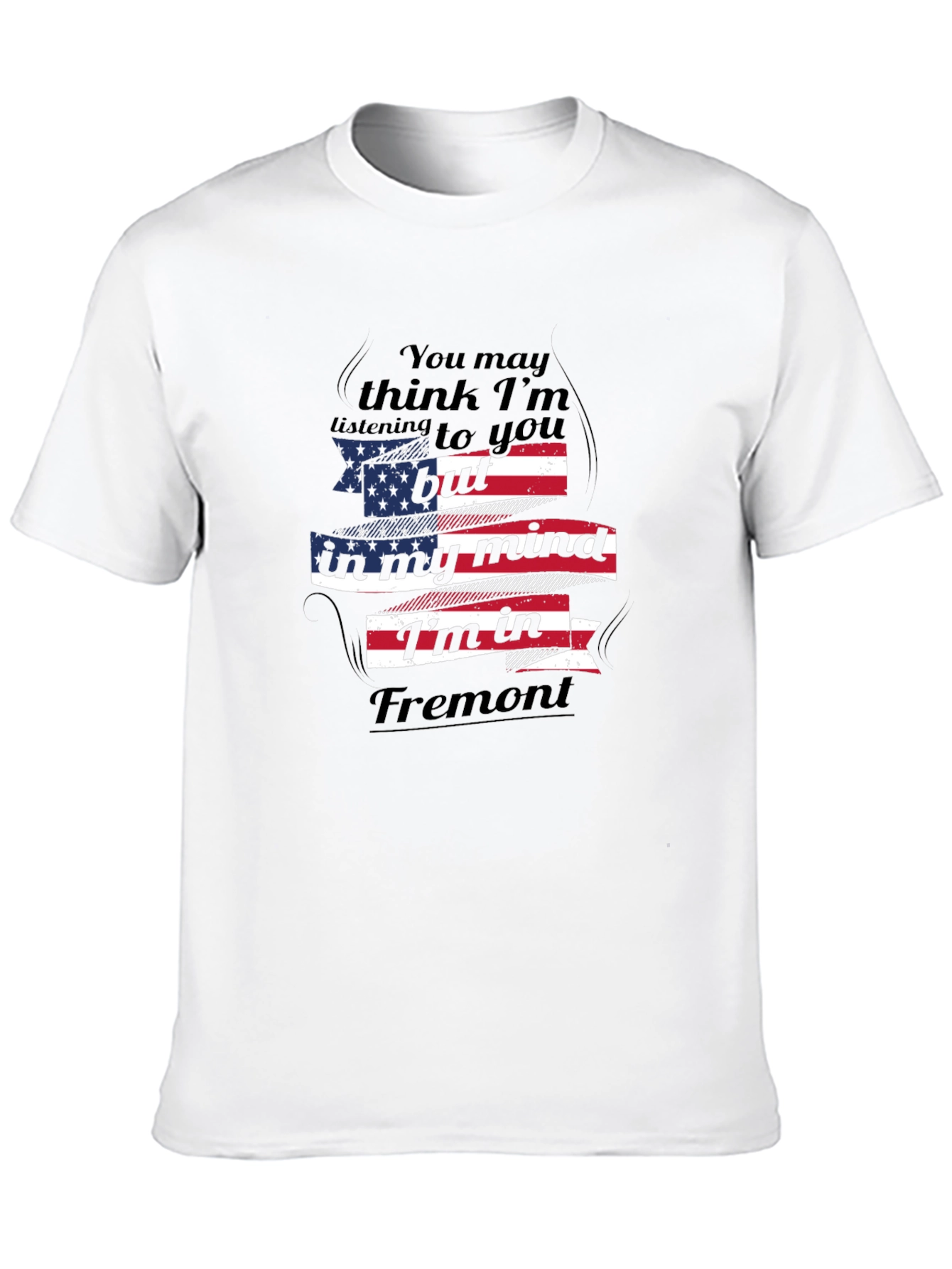 Fremont Mind USA Flag Graphic Tee