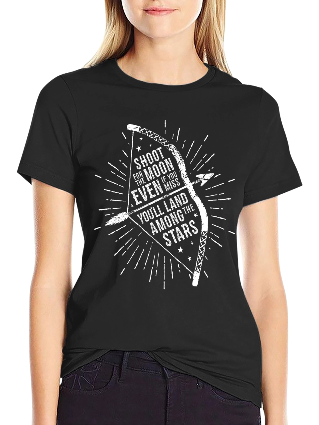 Shoot for the Moon Graphic T-Shirt