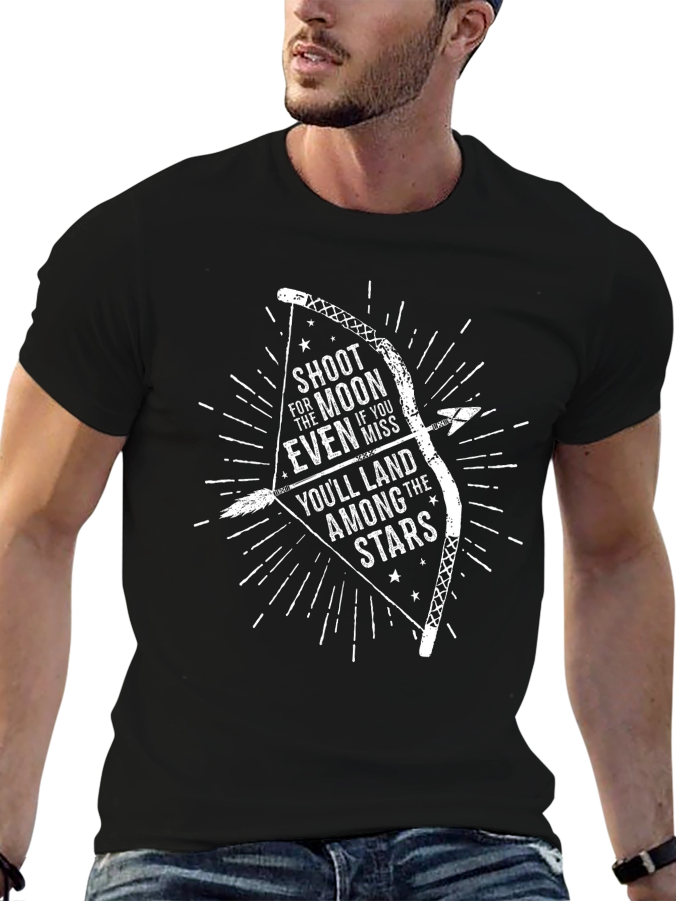 Shoot for the Moon Graphic T-Shirt