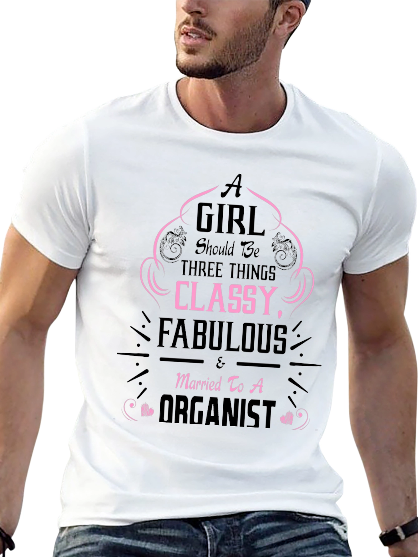 Classy Fabulous Organist Wife T-Shirt