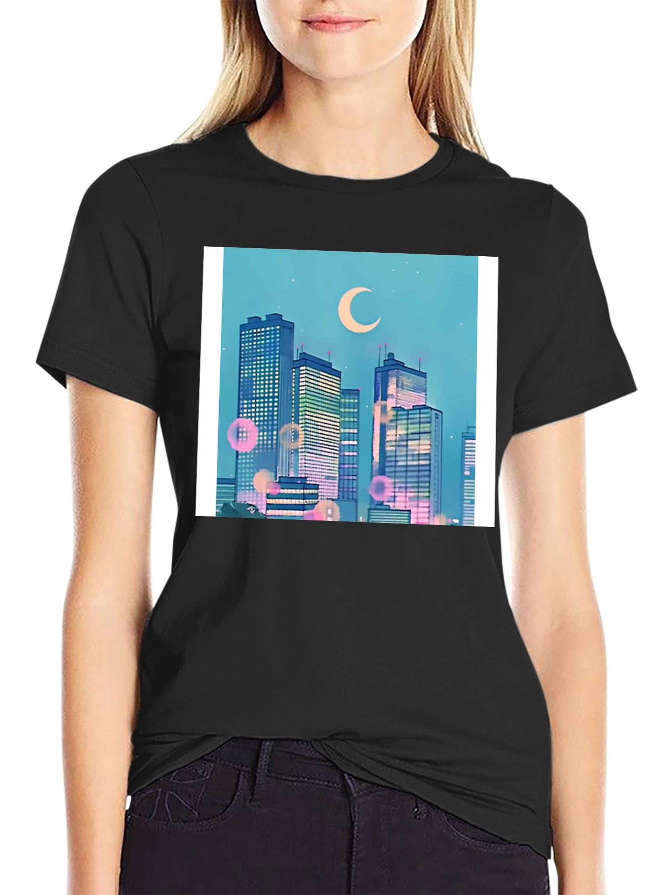 Anime Cityscape T-Shirt