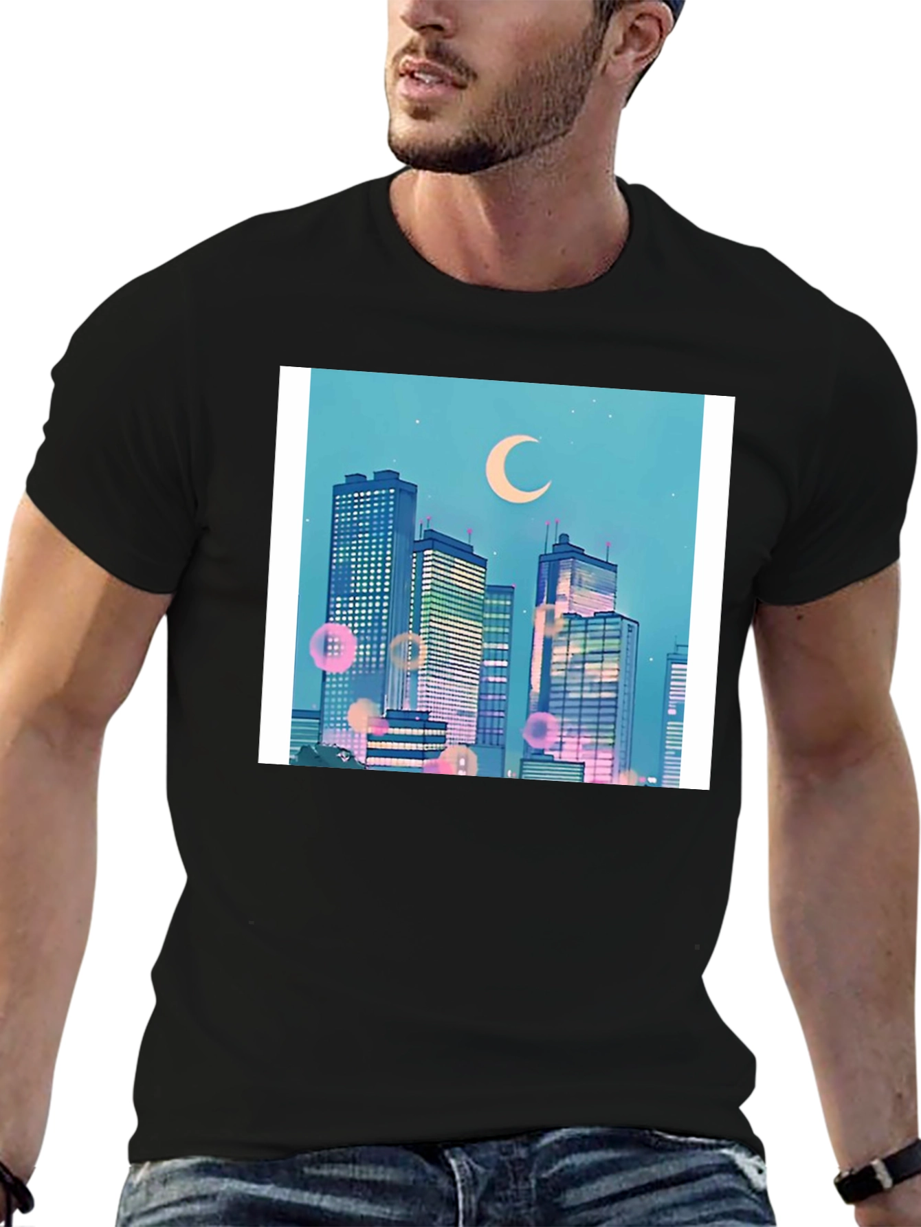 Anime Cityscape T-Shirt