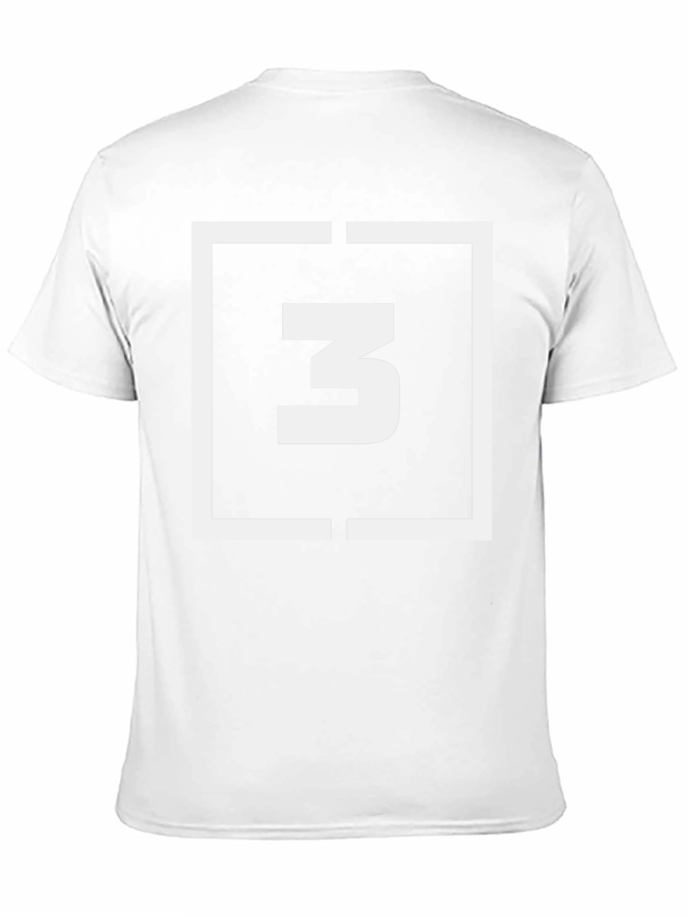Abstract Graphic Tee - Number 3 Design