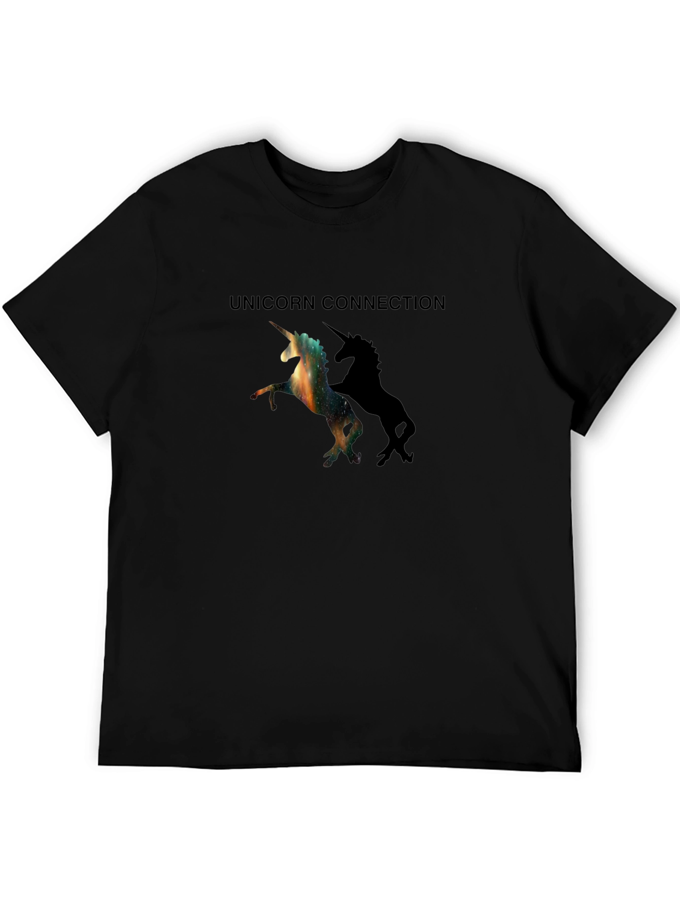 Unicorn Connection Black T-Shirt
