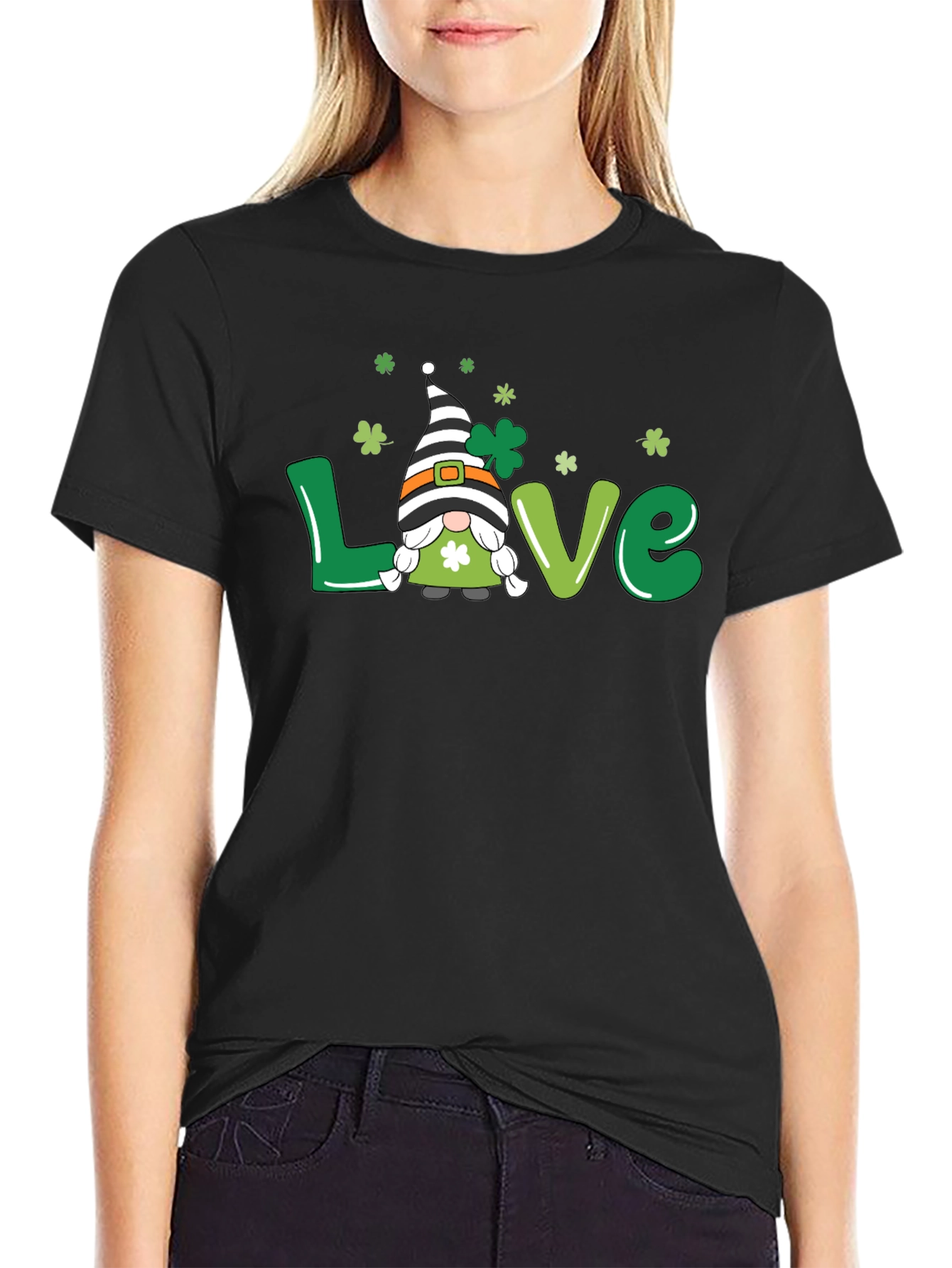 St. Patricks Day LOVE Gnome T-Shirt