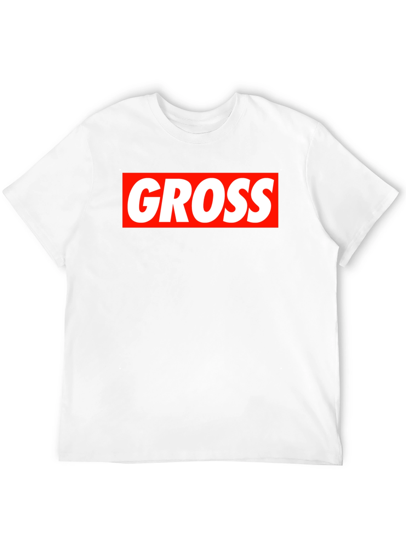 Gross Box Logo T-Shirt - Bold Statement Tee