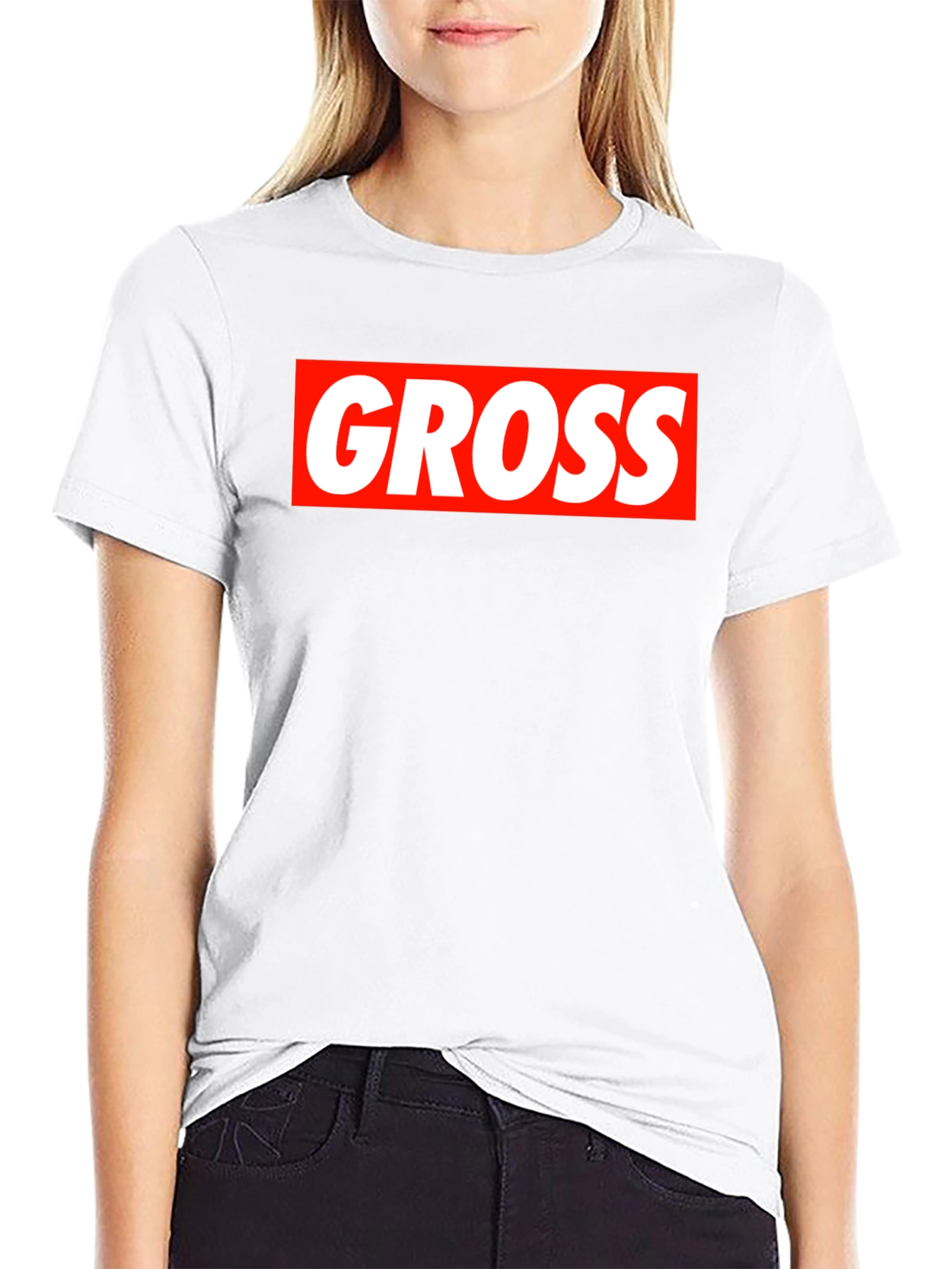 Gross Box Logo T-Shirt - Bold Statement Tee