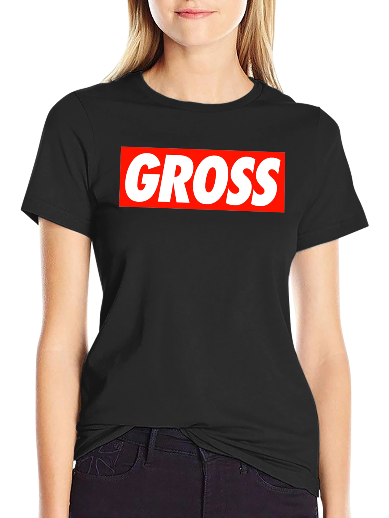 Gross Box Logo T-Shirt - Bold Statement Tee
