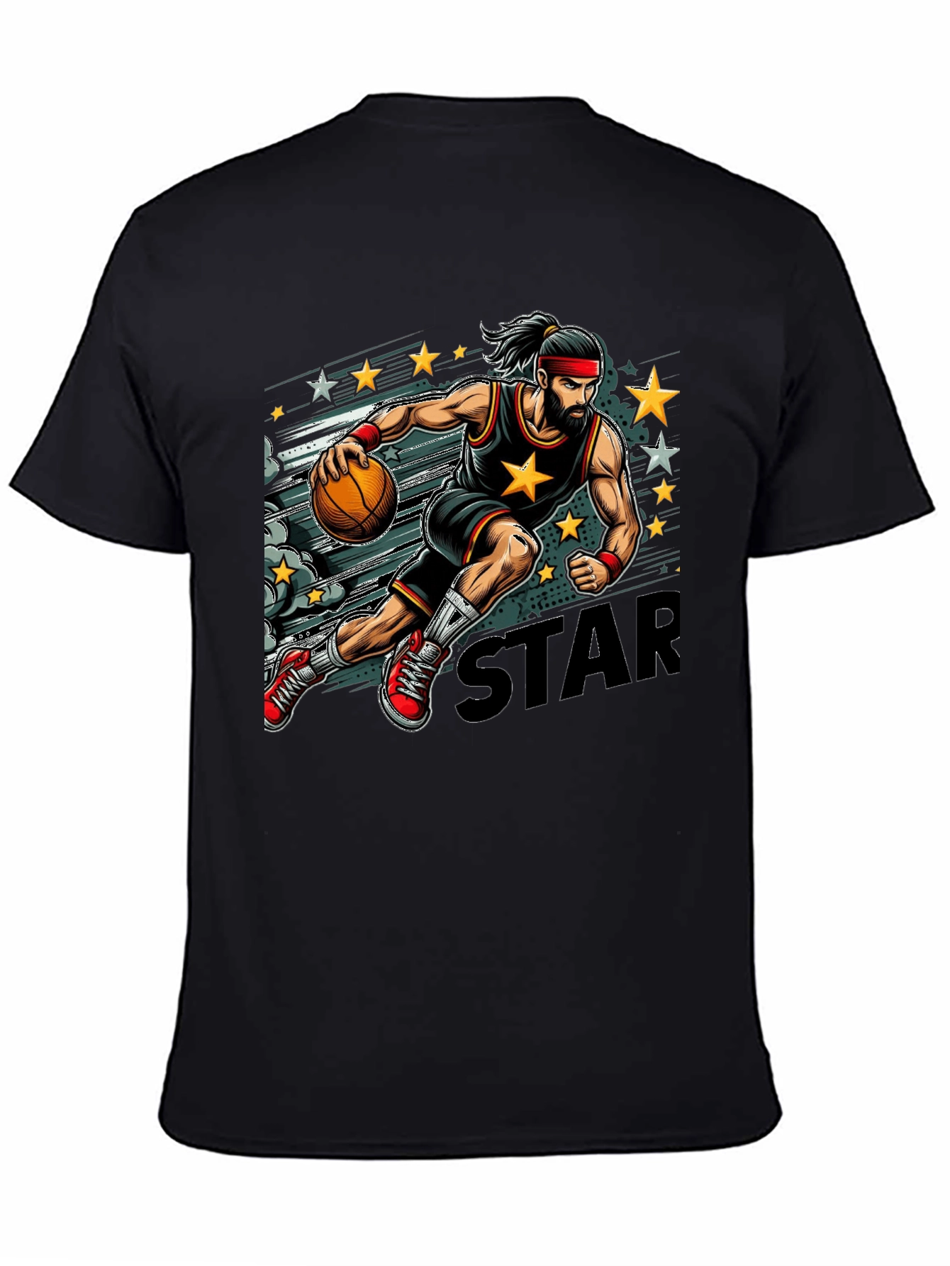 Basketball Star Graphic Tee