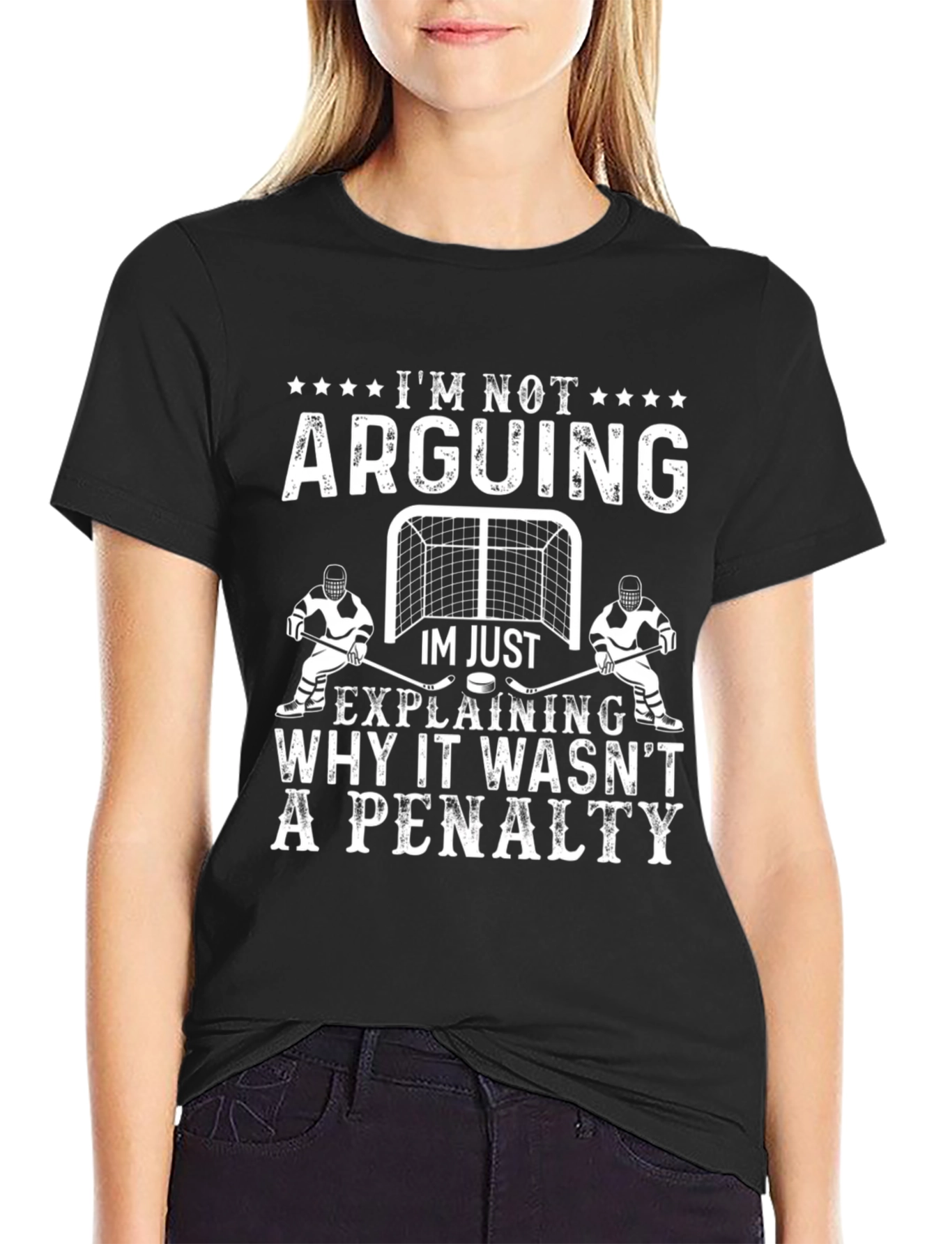 Hockey Penalty T-Shirt: Im Not Arguing Explaining!