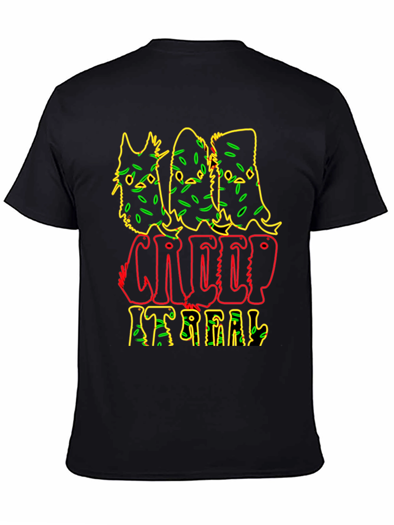 Creep It Real Graphic Tee - Spooky Season Shirt