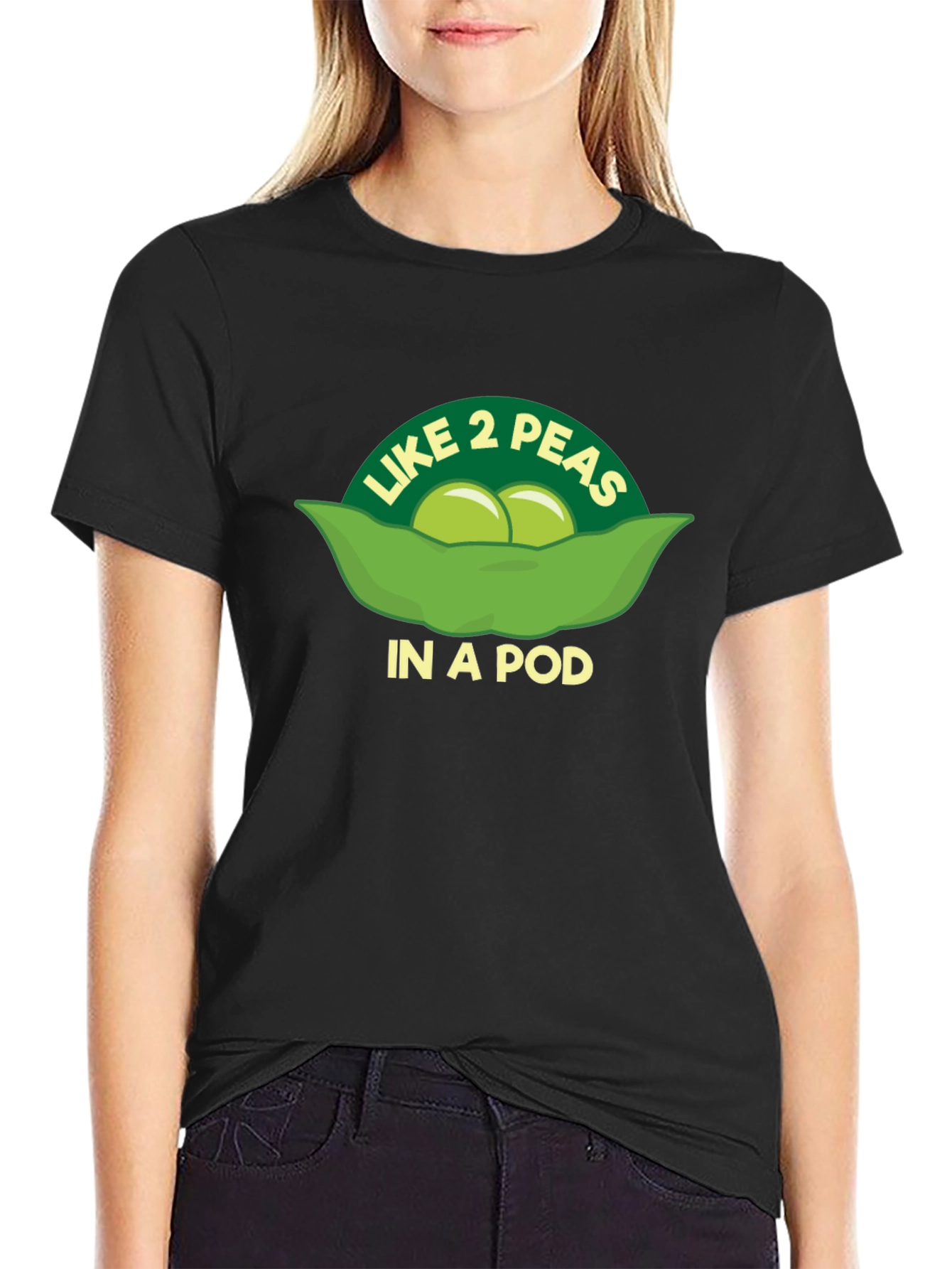 Like 2 Peas in a Pod Graphic T-Shirt