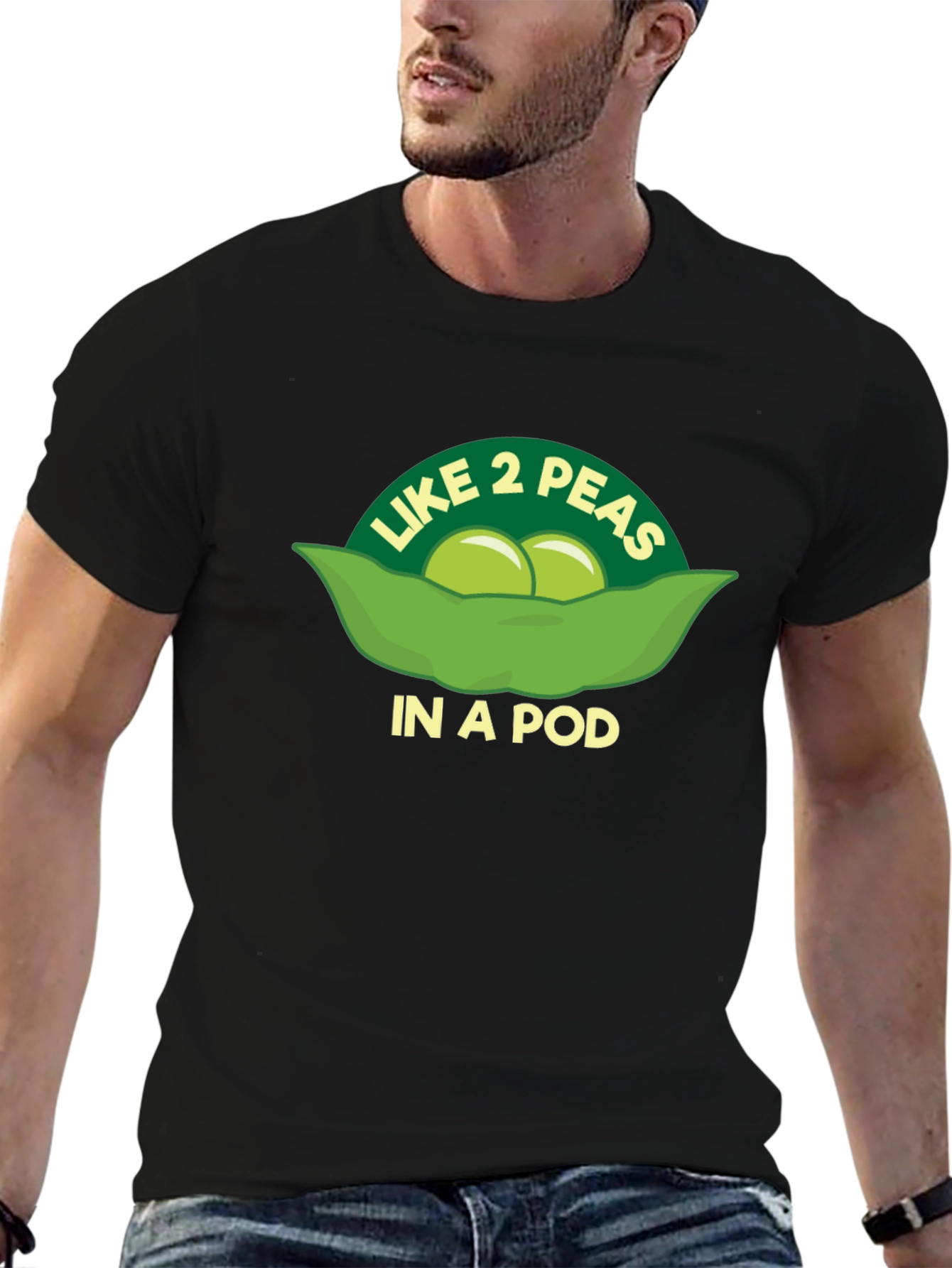 Like 2 Peas in a Pod Graphic T-Shirt