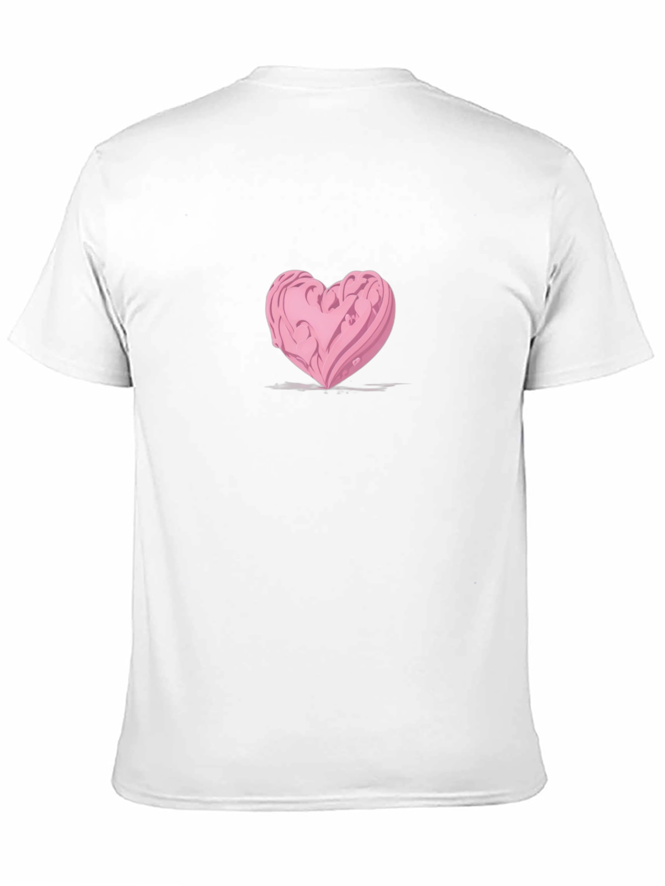 Heart Graphic Black Tee - Modern Casual Style