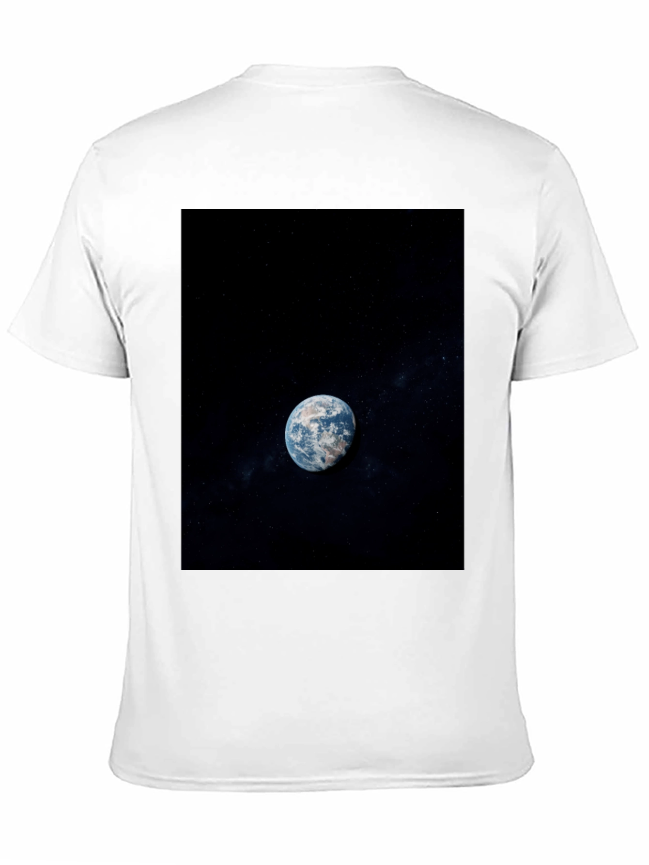 Earth View Graphic Black T-Shirt