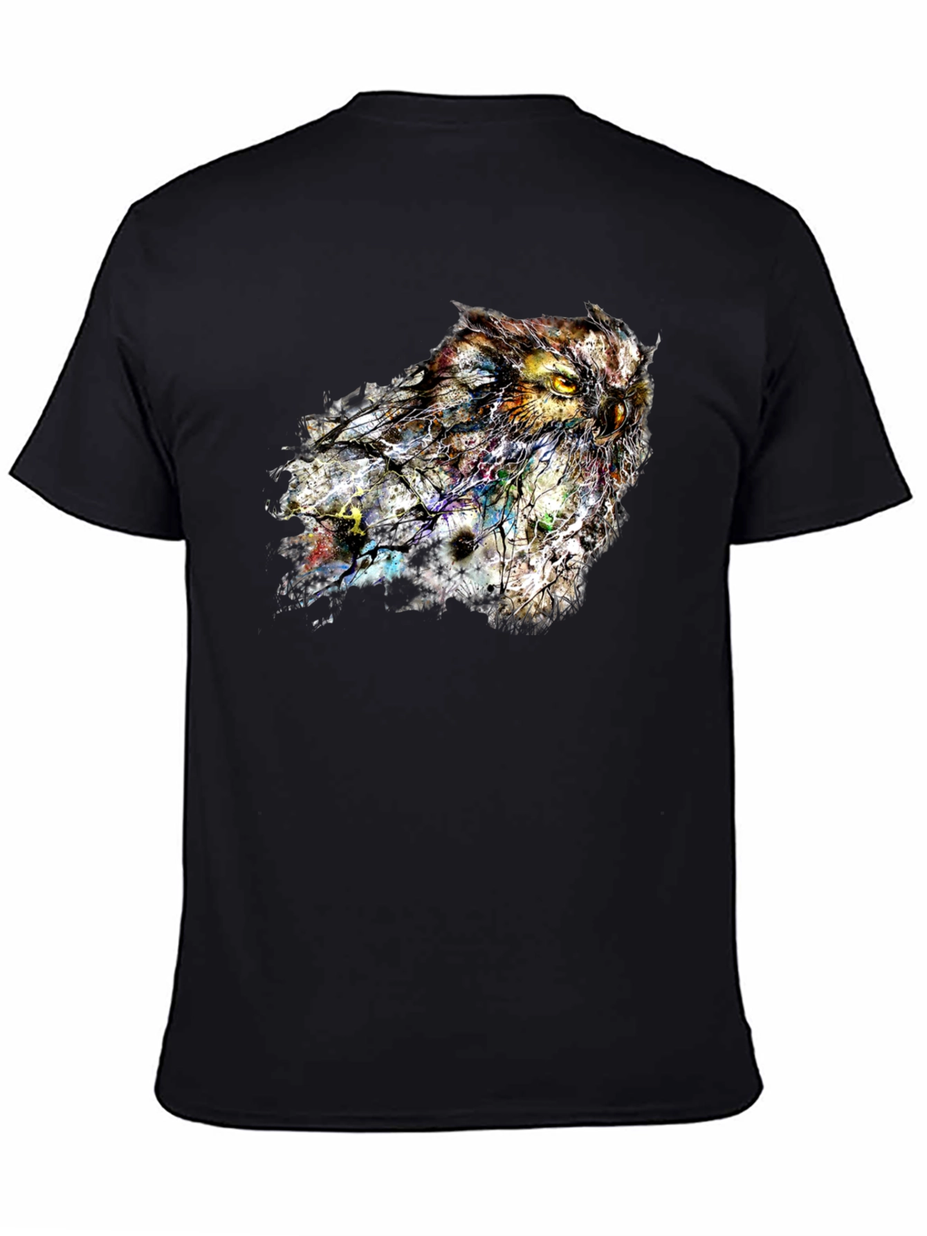 Owl Graphic Print T-Shirt
