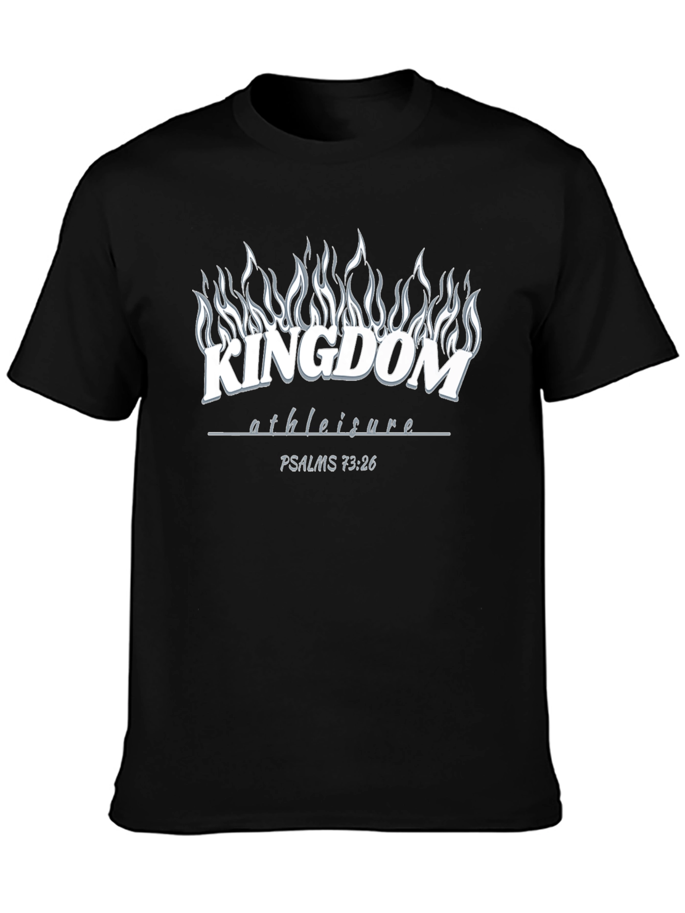 Kingdom Athleisure Black Graphic Tee