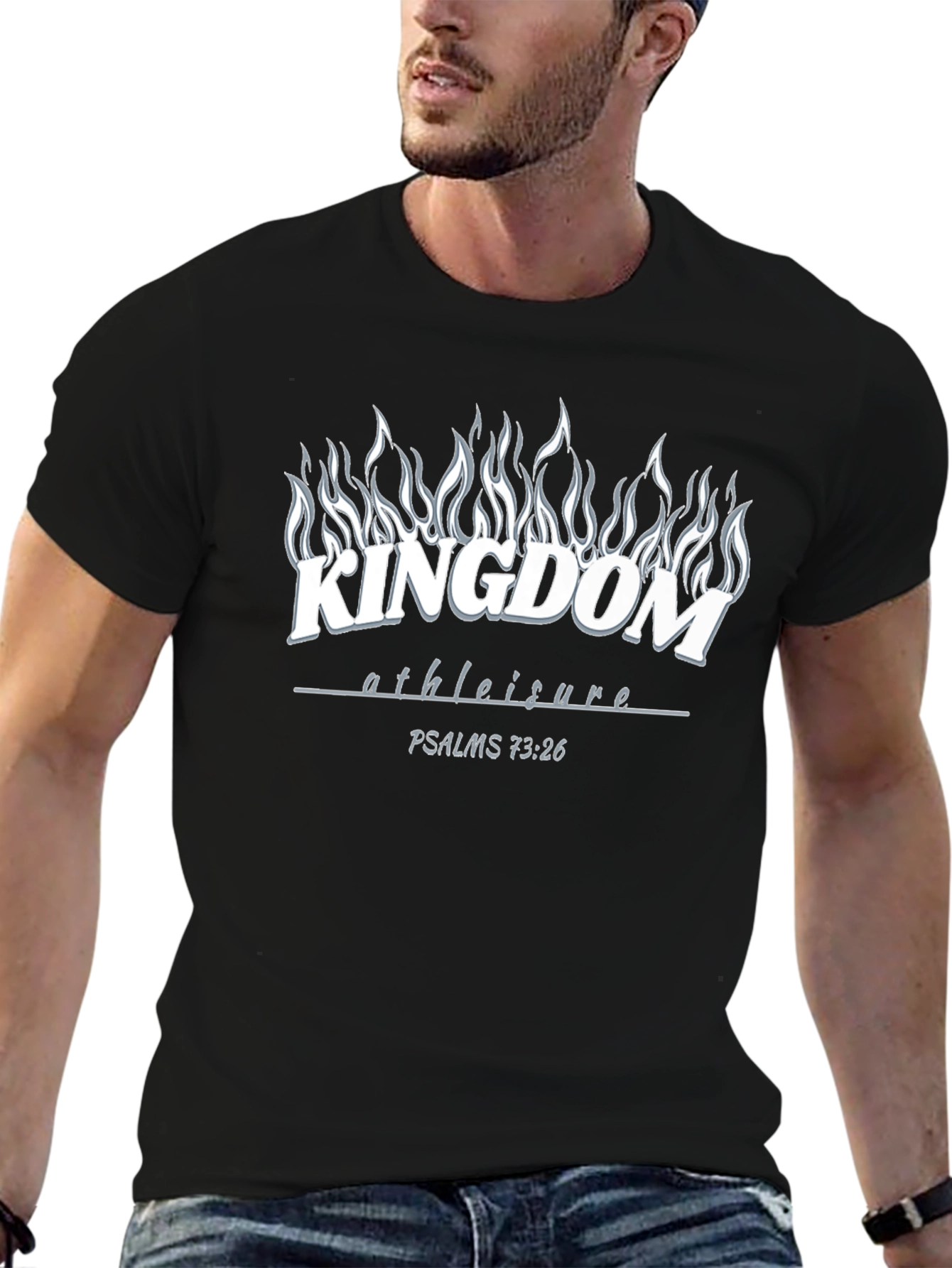 Kingdom Athleisure Black Graphic Tee