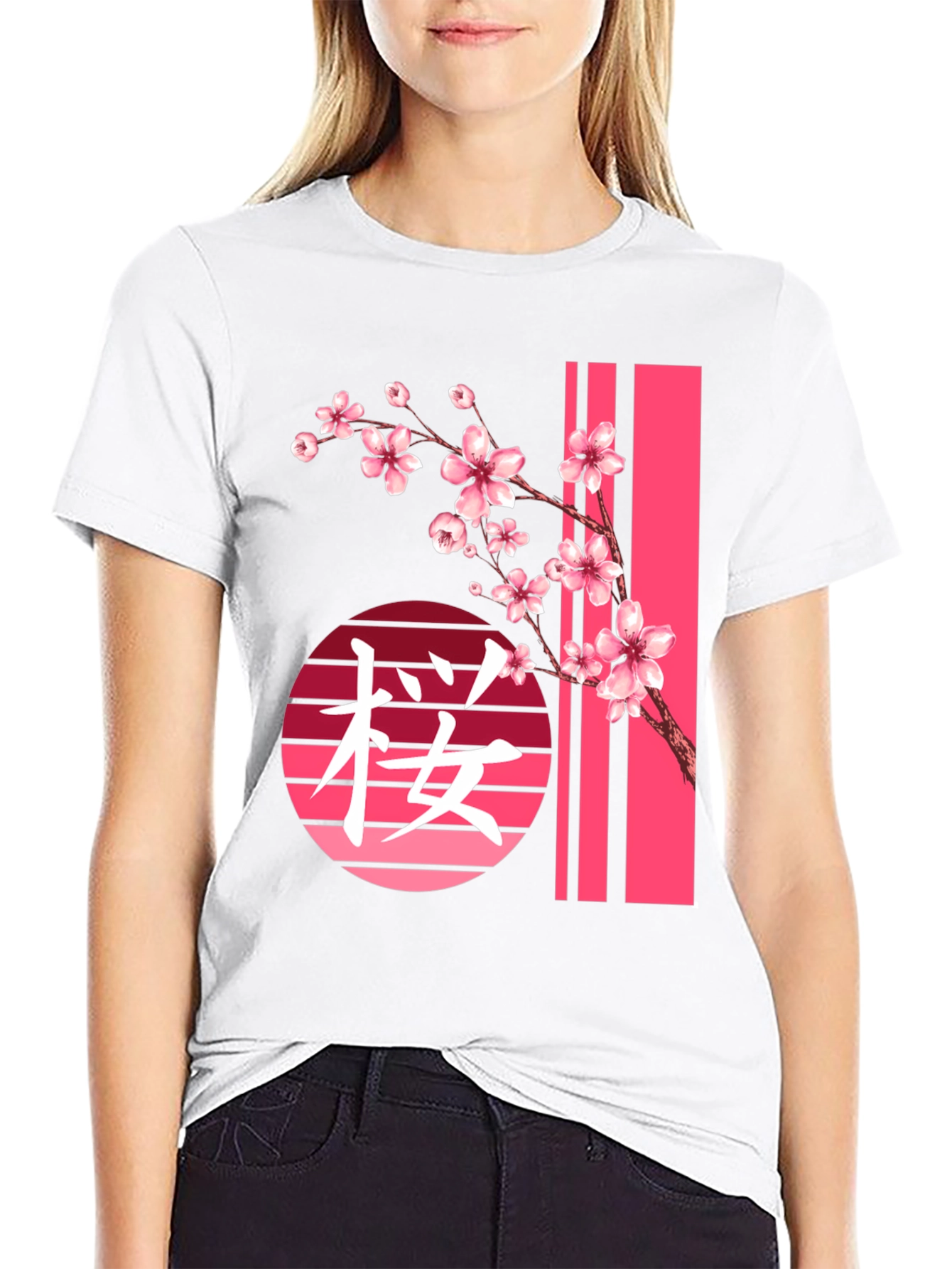 Sakura Blossom Graphic Tee