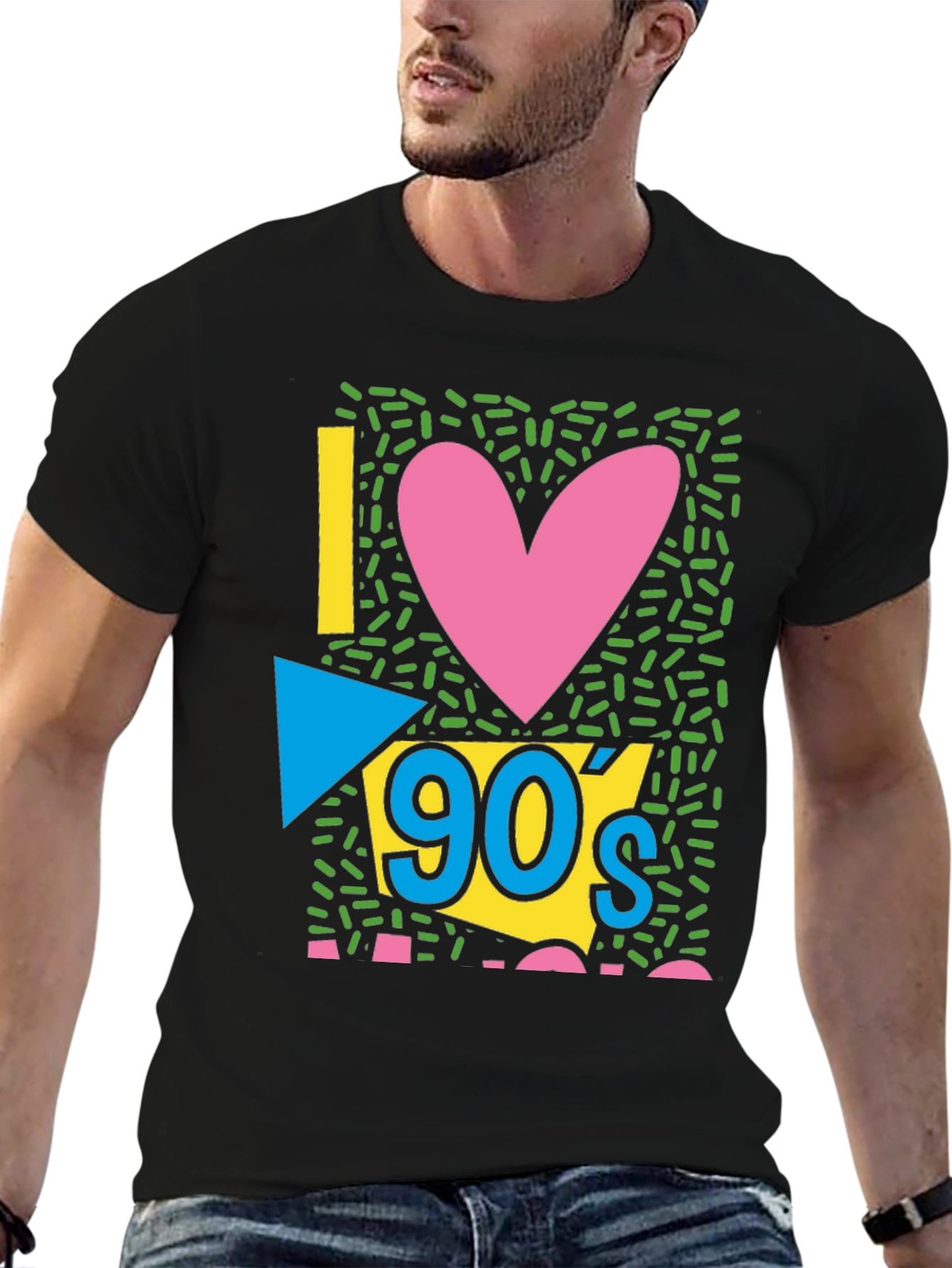 I Love the 90s Retro Graphic T-Shirt