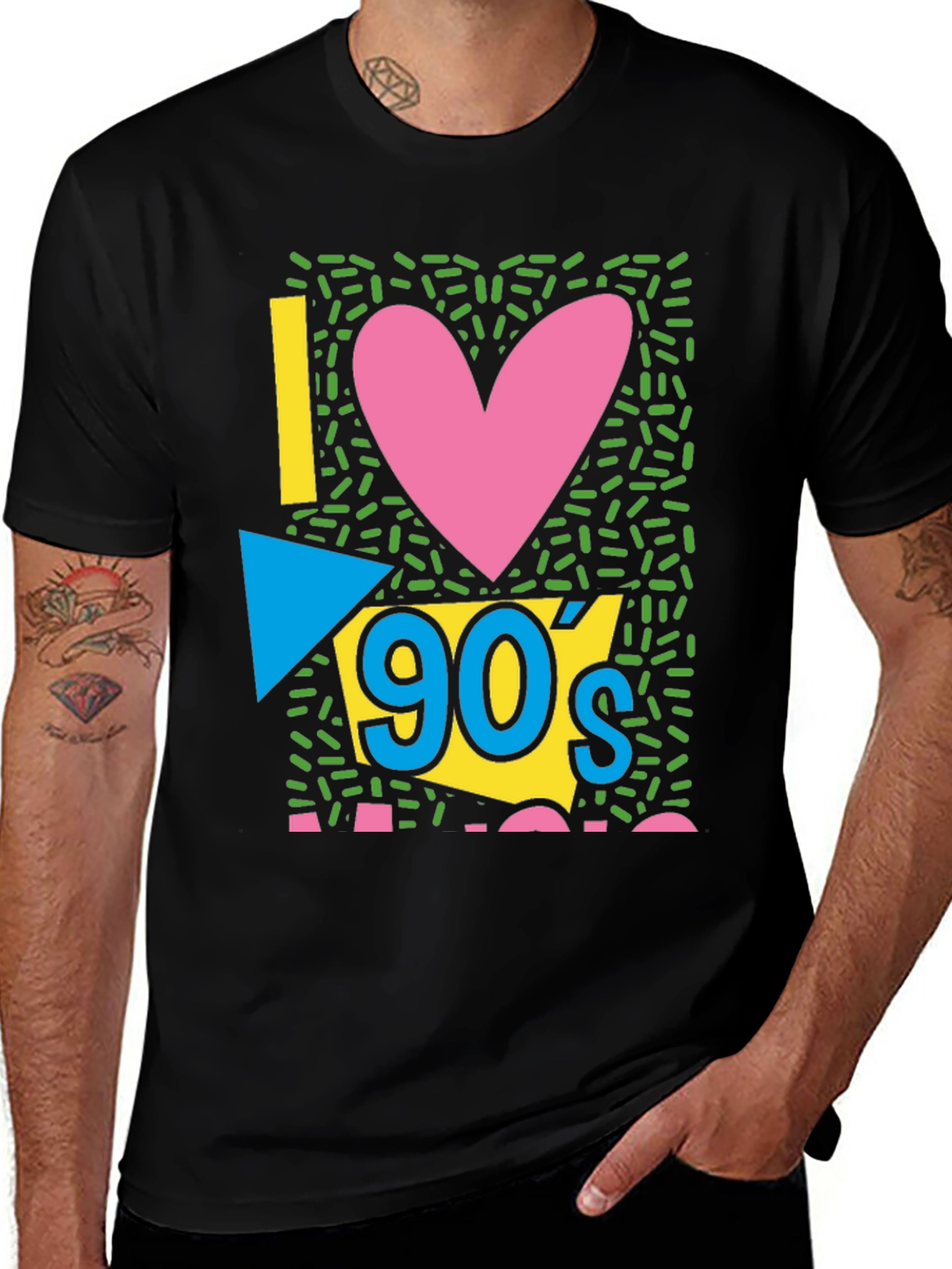 I Love the 90s Retro Graphic T-Shirt