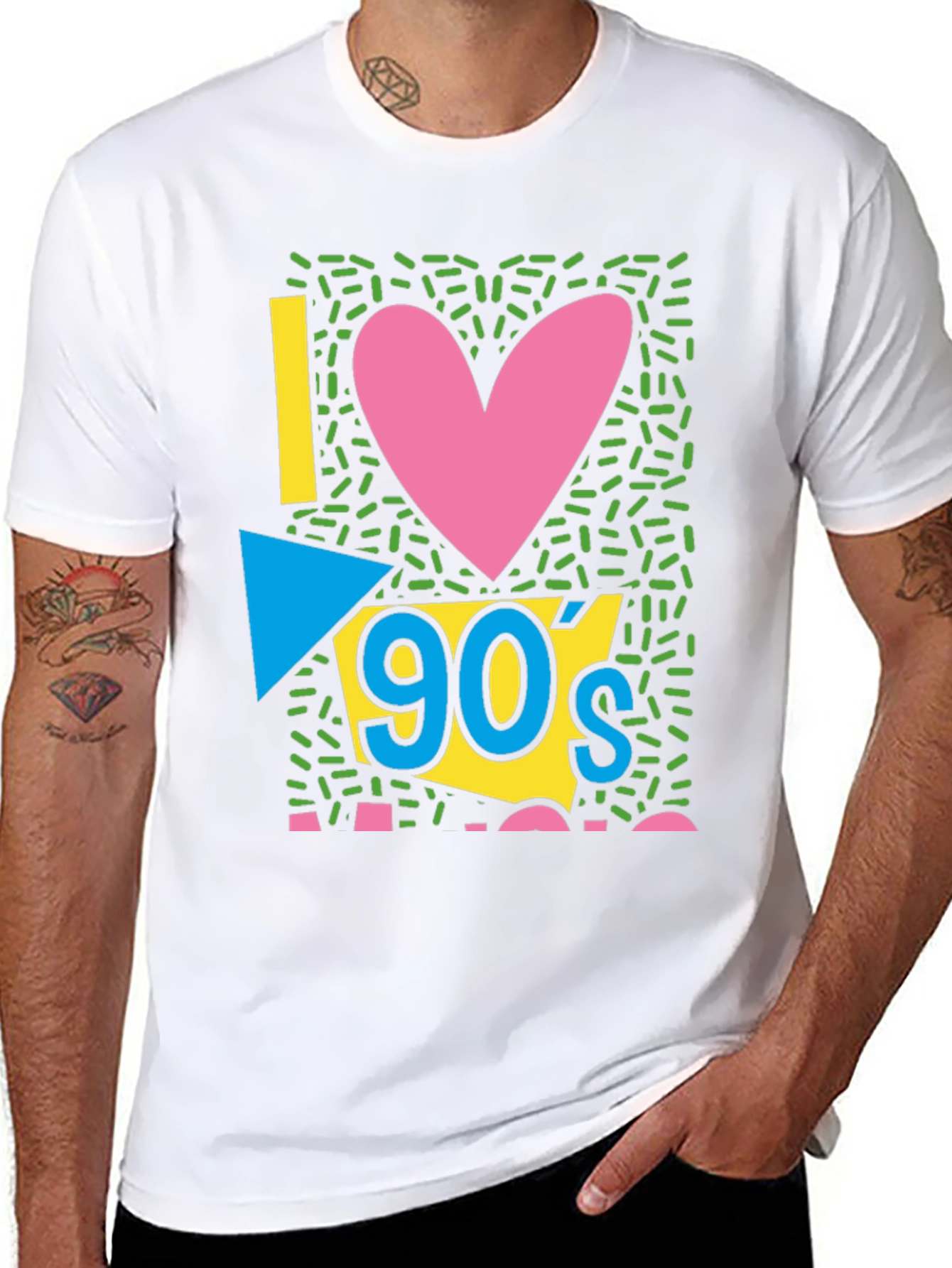 I Love the 90s Retro Graphic T-Shirt