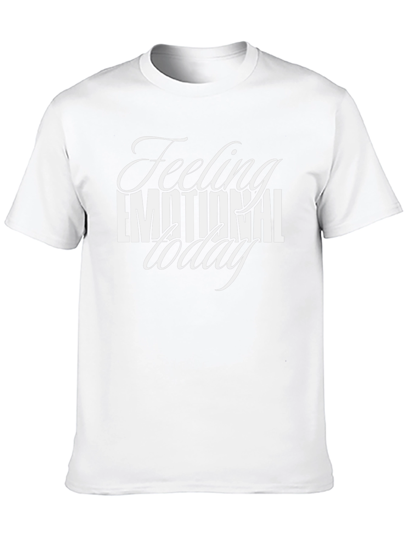 Emotional Today T-Shirt - Black Graphic Tee