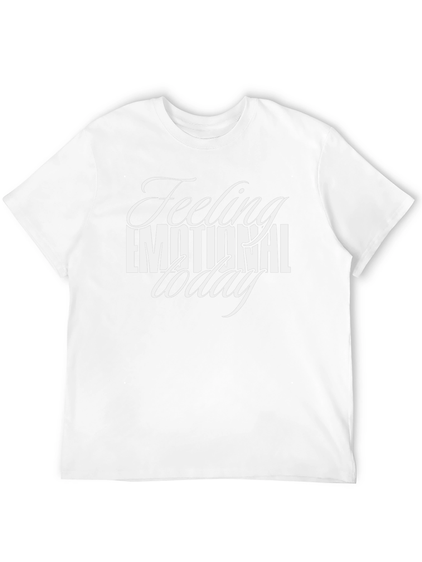 Emotional Today T-Shirt - Black Graphic Tee