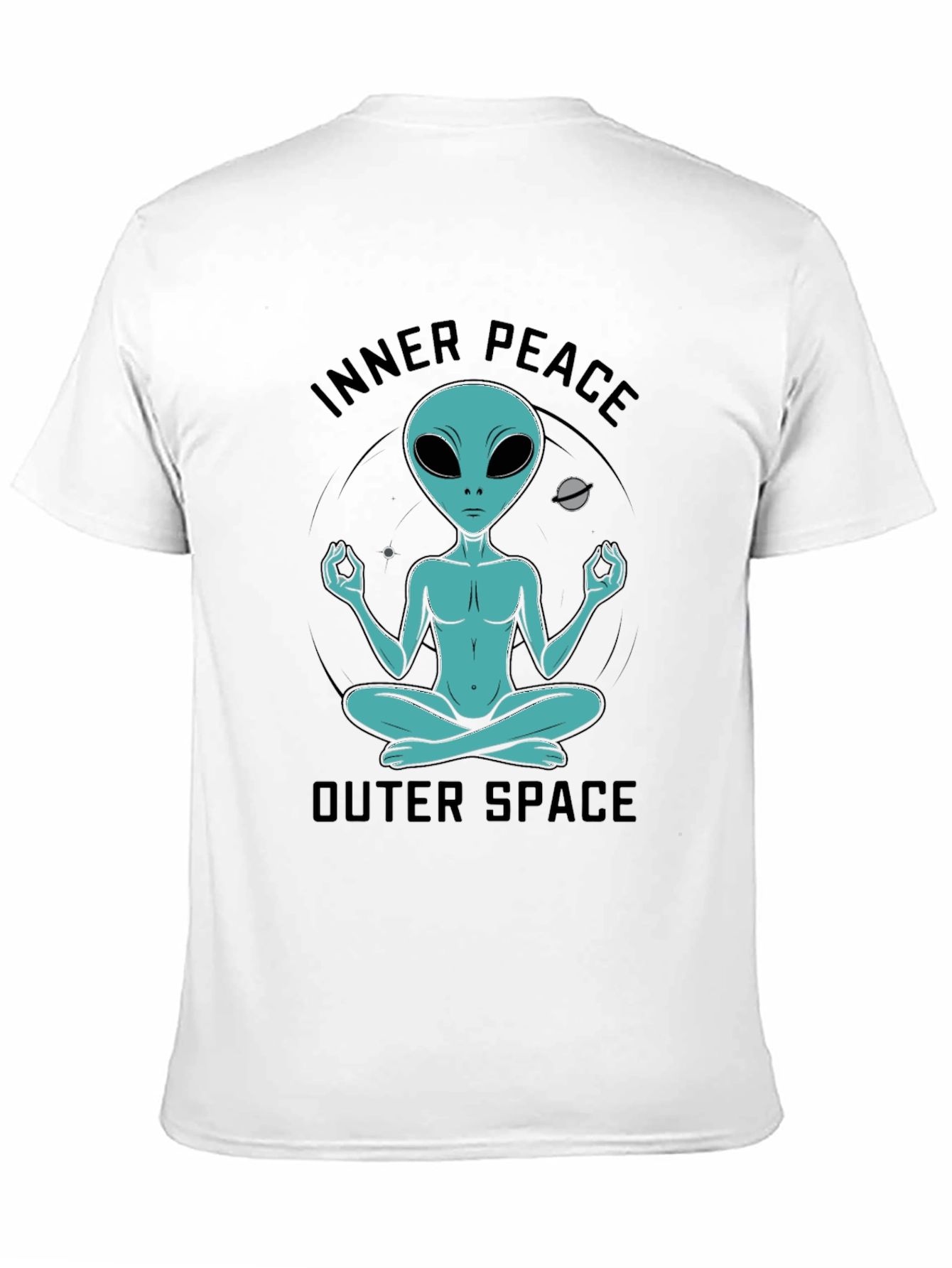 Inner Peace Outer Space Alien T-Shirt
