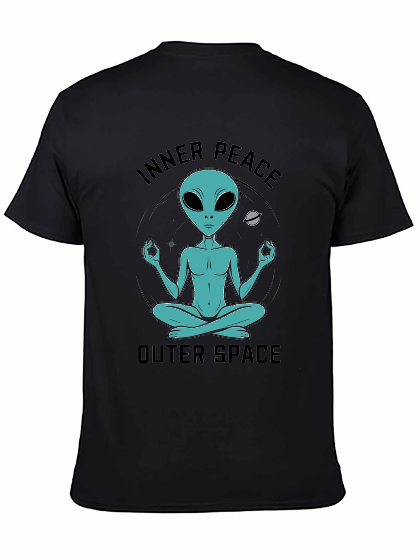 Inner Peace Outer Space Alien T-Shirt
