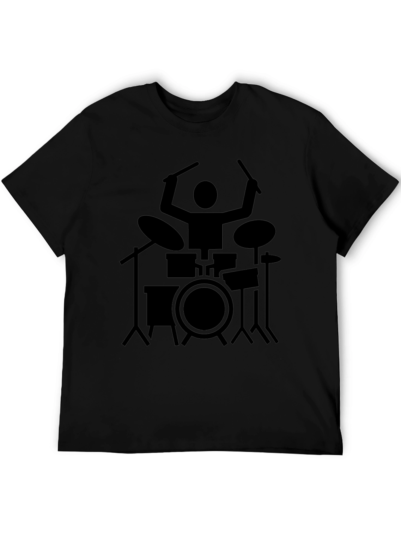 Drummer T-Shirt - Black Music Tee