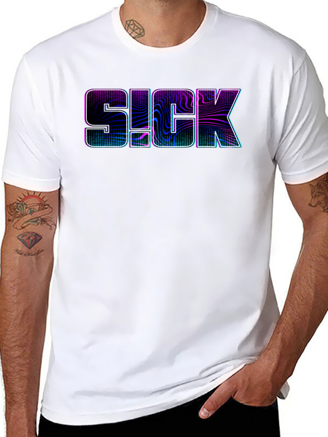 S!CK Graphic Tee - Edgy Style