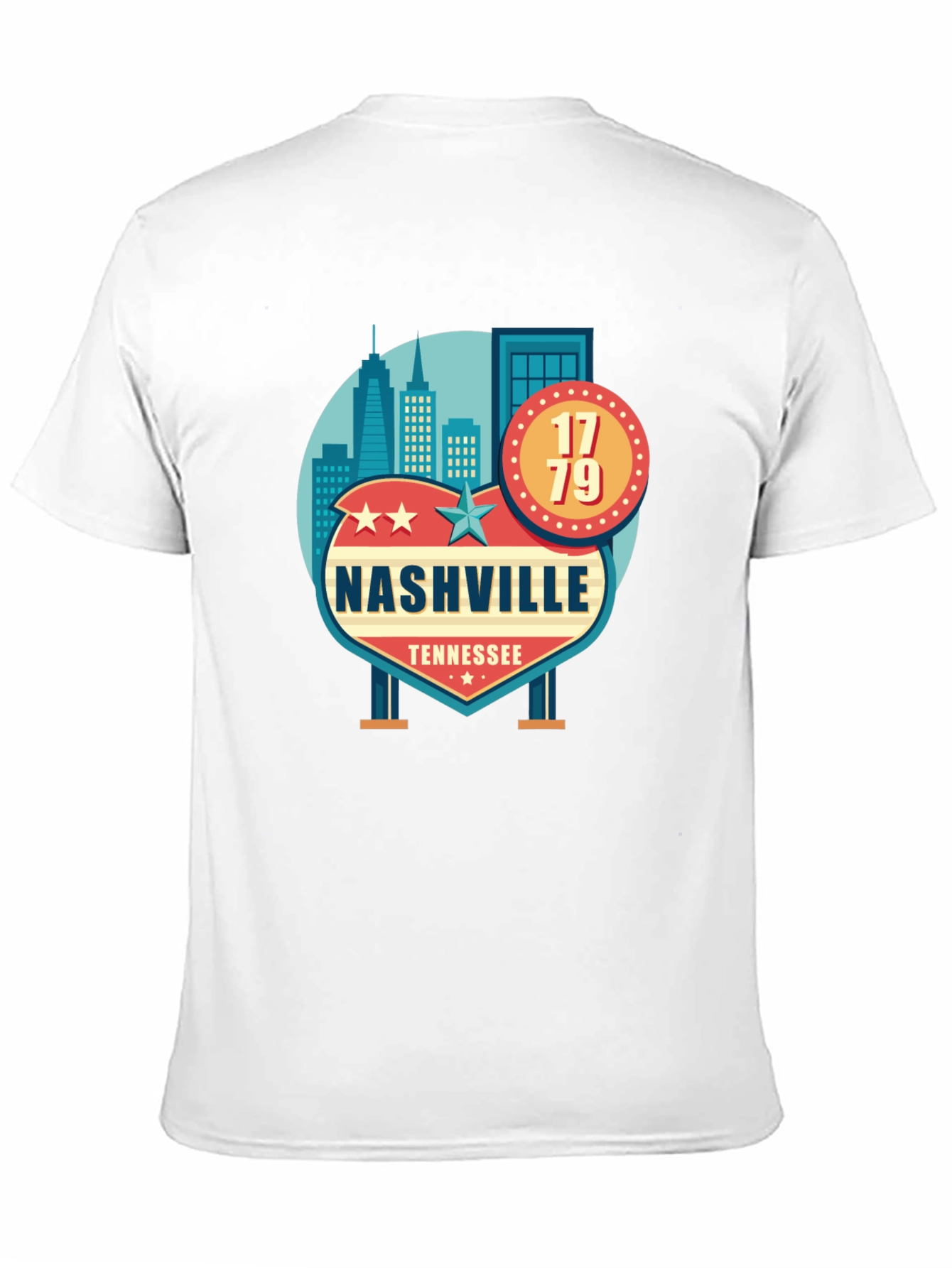 Nashville Tennessee Black T-Shirt