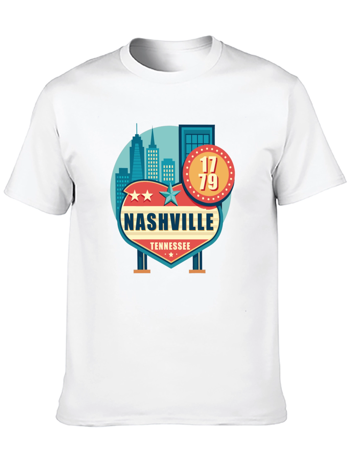 Nashville Tennessee Black T-Shirt