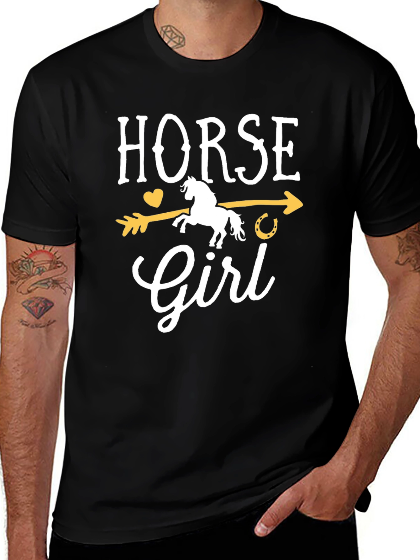 Horse Girl T-Shirt - Arrow Design