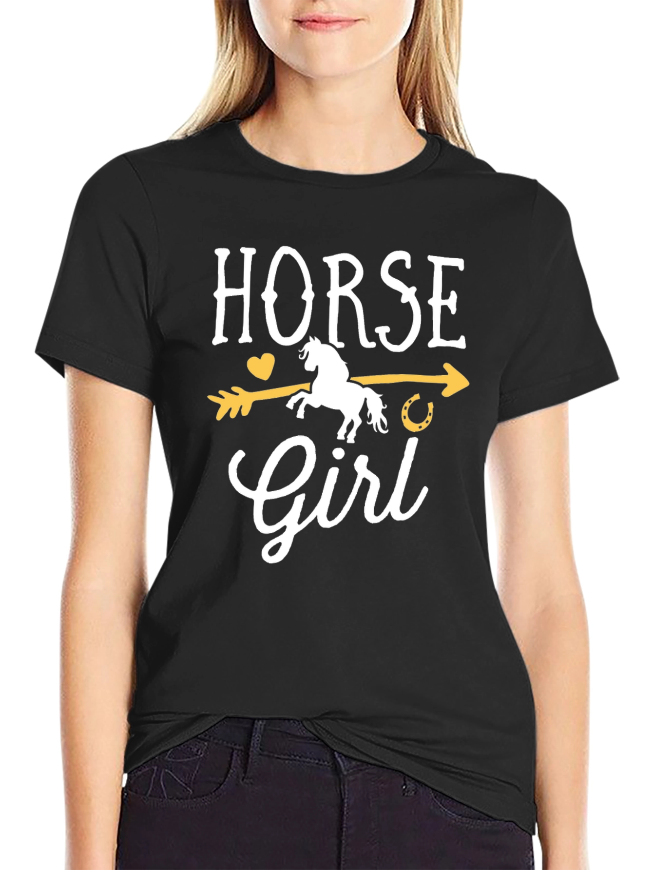Horse Girl T-Shirt - Arrow Design