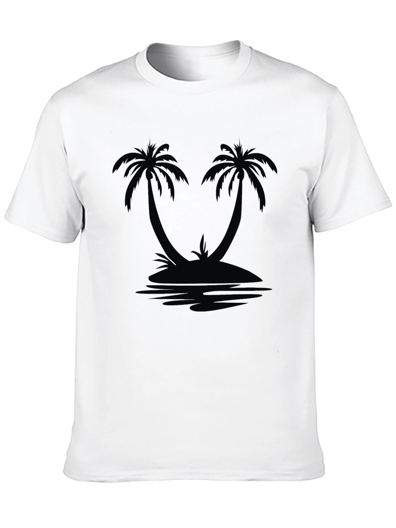 Island Palm T-Shirt - Black
